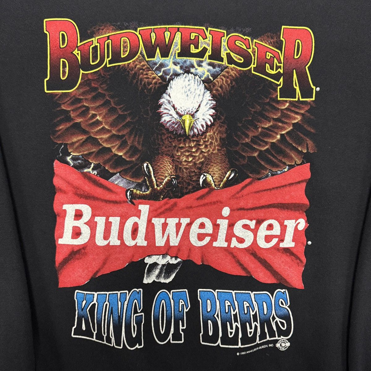 Budweiser Vintage Budweiser Crewneck Size US L / EU 52-54 / 3 - 3 Thumbnail