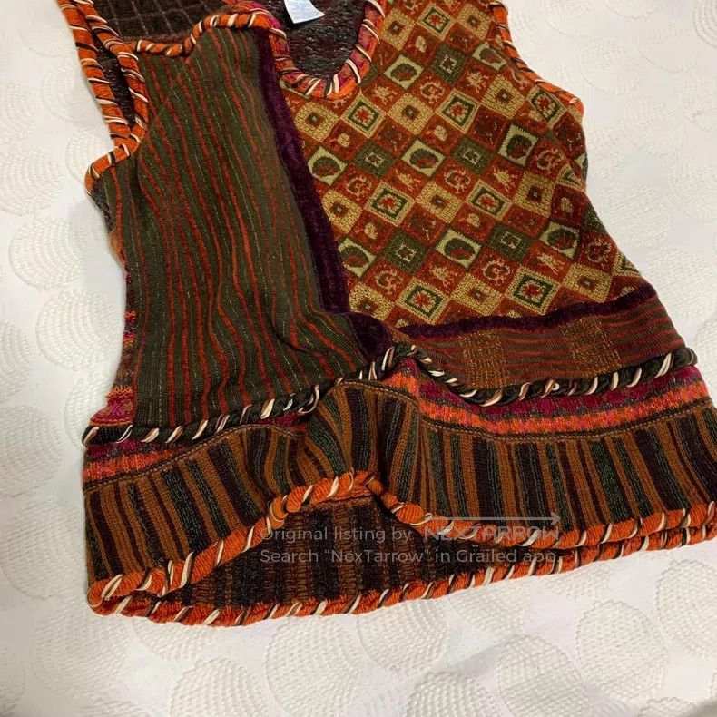 Vivienne Westwood Vivienne Westwood Ethnic patchwork detail vest top Size L / US 10 / IT 46 - 4 Thumbnail