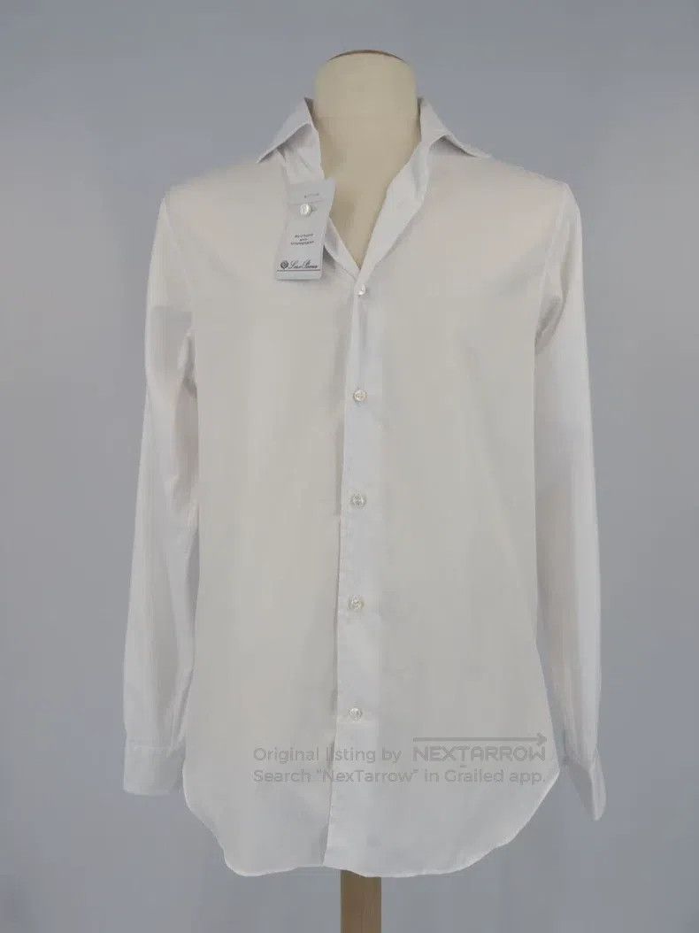 Loro Piana LORO PIANA Classic white shirt Size US M / EU 48-50 / 2 - 1 Thumbnail