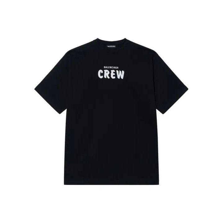 Balenciaga Balenciaga Black Crew Neck Short Sleeve T-shirt Size US S / EU 44-46 / 1 - 1 Thumbnail