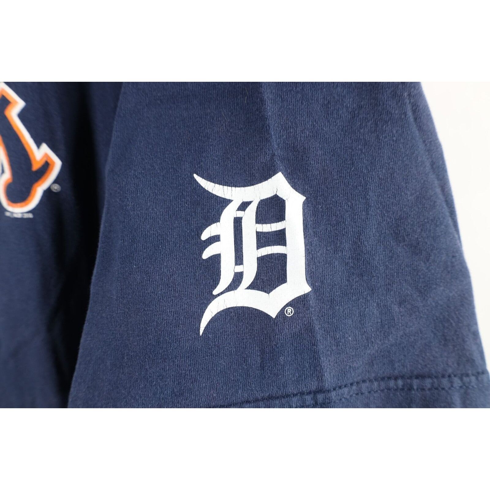 Nike × Vintage Vintage Nike Travis Scott Mini Swoosh Detroit Tigers T-Shirt Size US XL / EU 56 / 4 - 4 Thumbnail