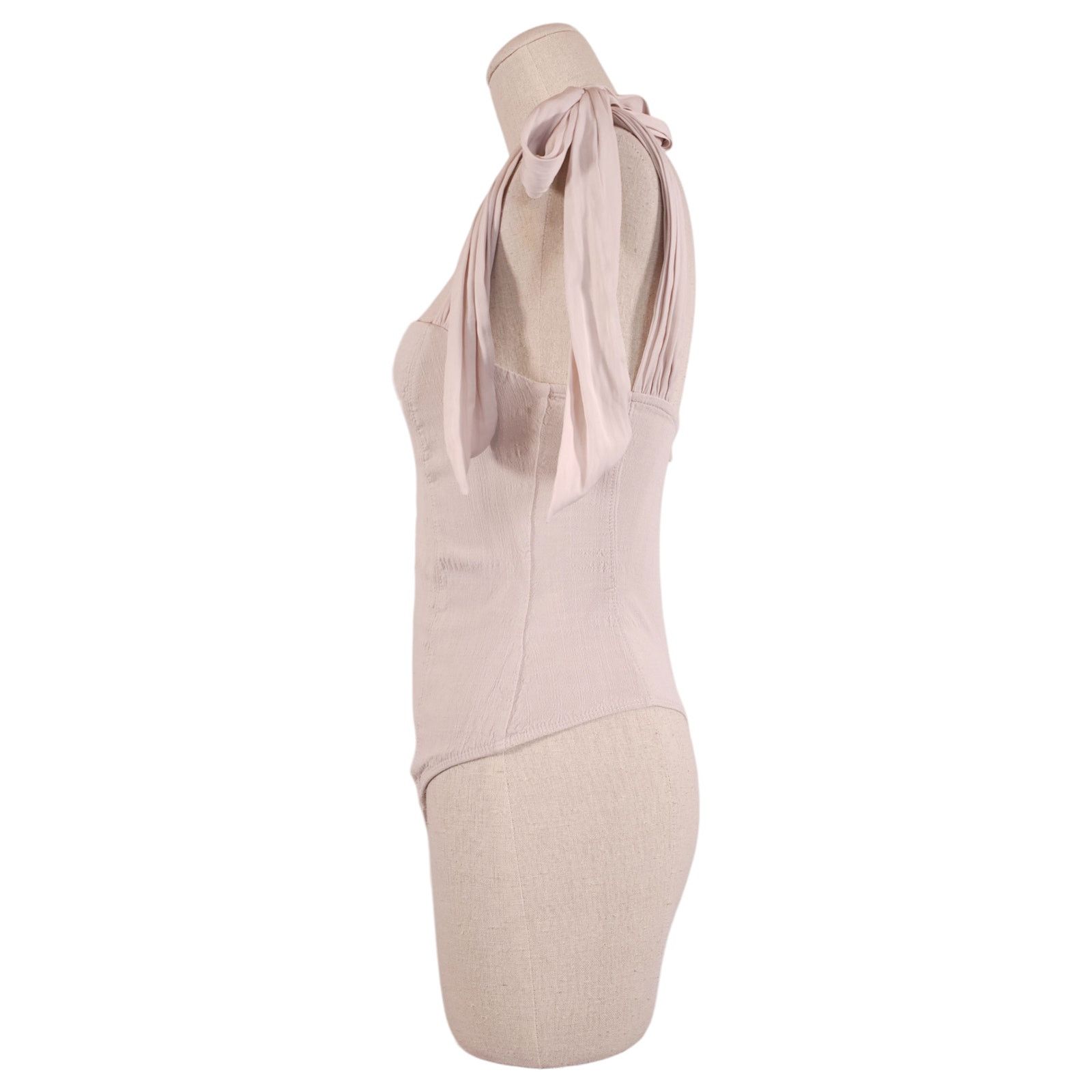 Free People Free People Lola Bodysuit Harvest Moon Beige Sz Small Size S / US 4 / IT 40 - 2 Thumbnail