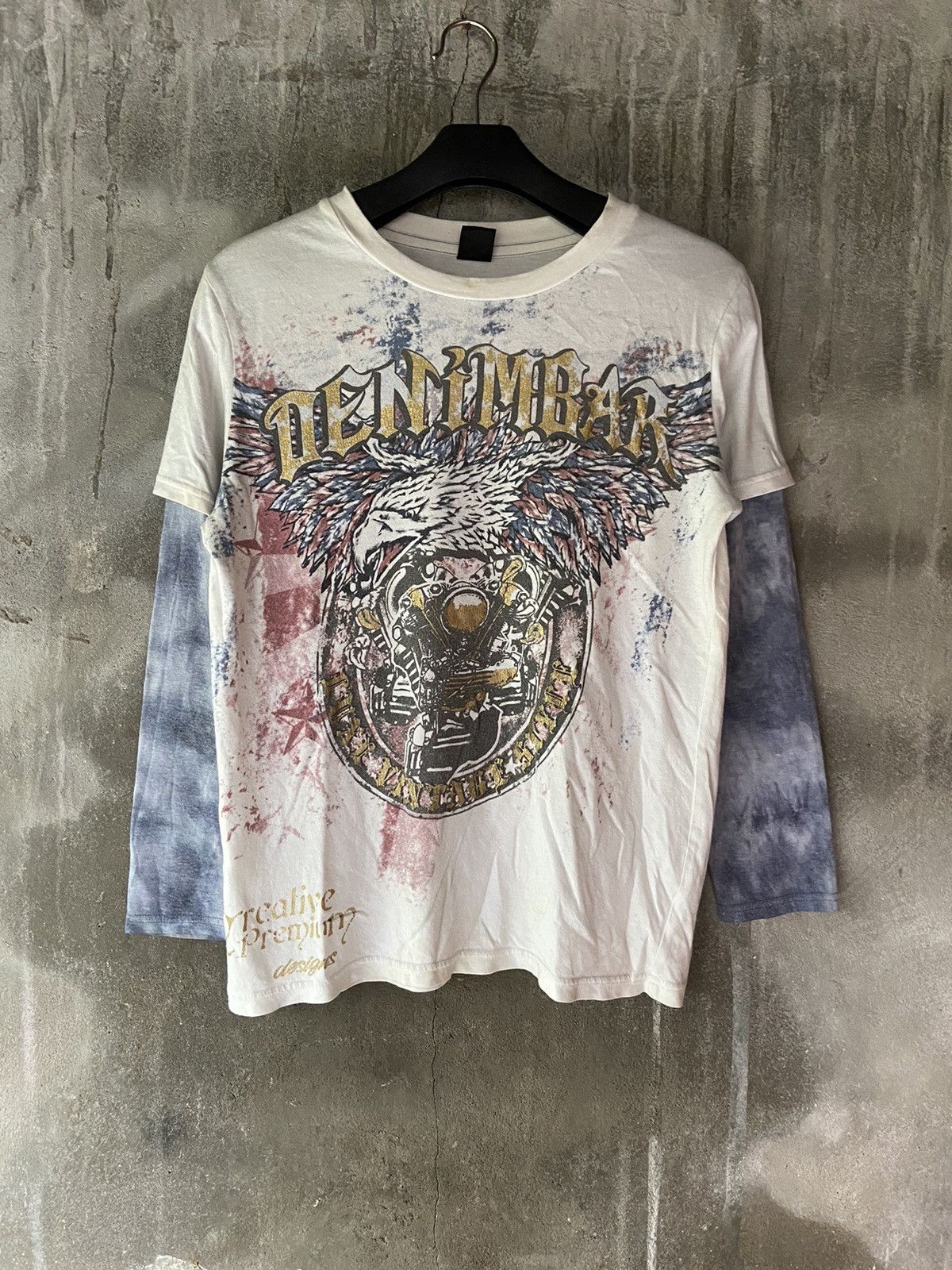 If Six Was Nine DOUBLE LAYER DENIMBAR BIRD MOTORCYCLE LONG SLEEVE Size US S / EU 44-46 / 1 - 1 Thumbnail