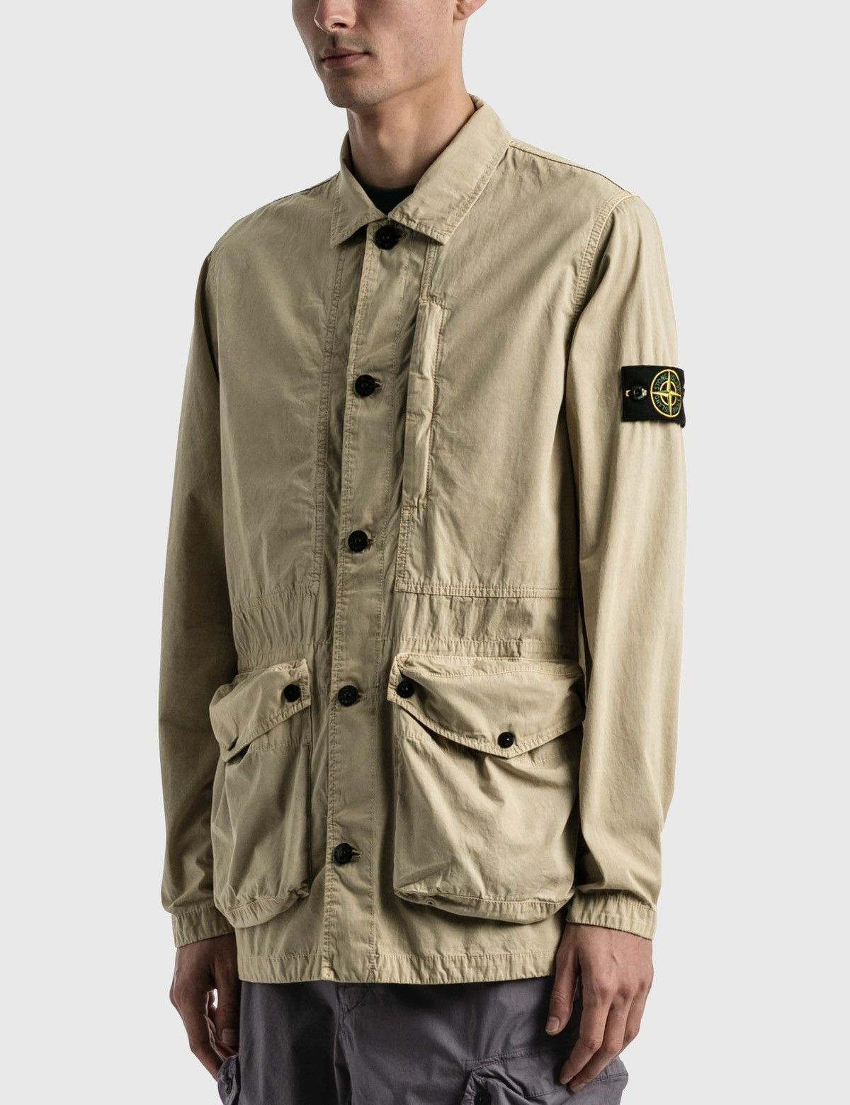 Stone Island Stone Island Tela Smerigliata Garment Dyed Jacket Pocket Size US L / EU 52-54 / 3 - 1 Thumbnail