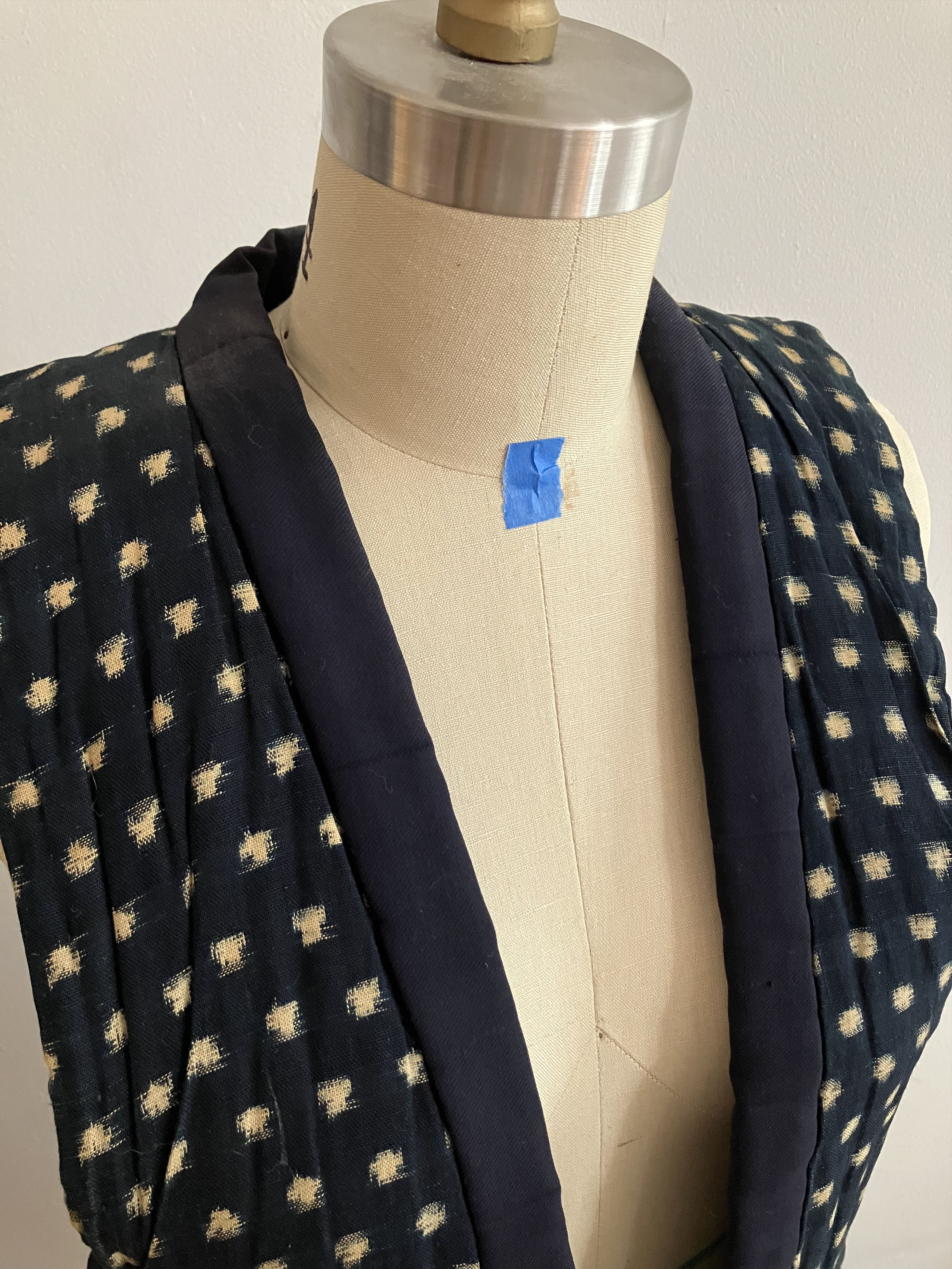 Vintage Vintage Japanese Workwear Vest - Ikat Indigo Size US M / EU 48-50 / 2 - 15 Thumbnail