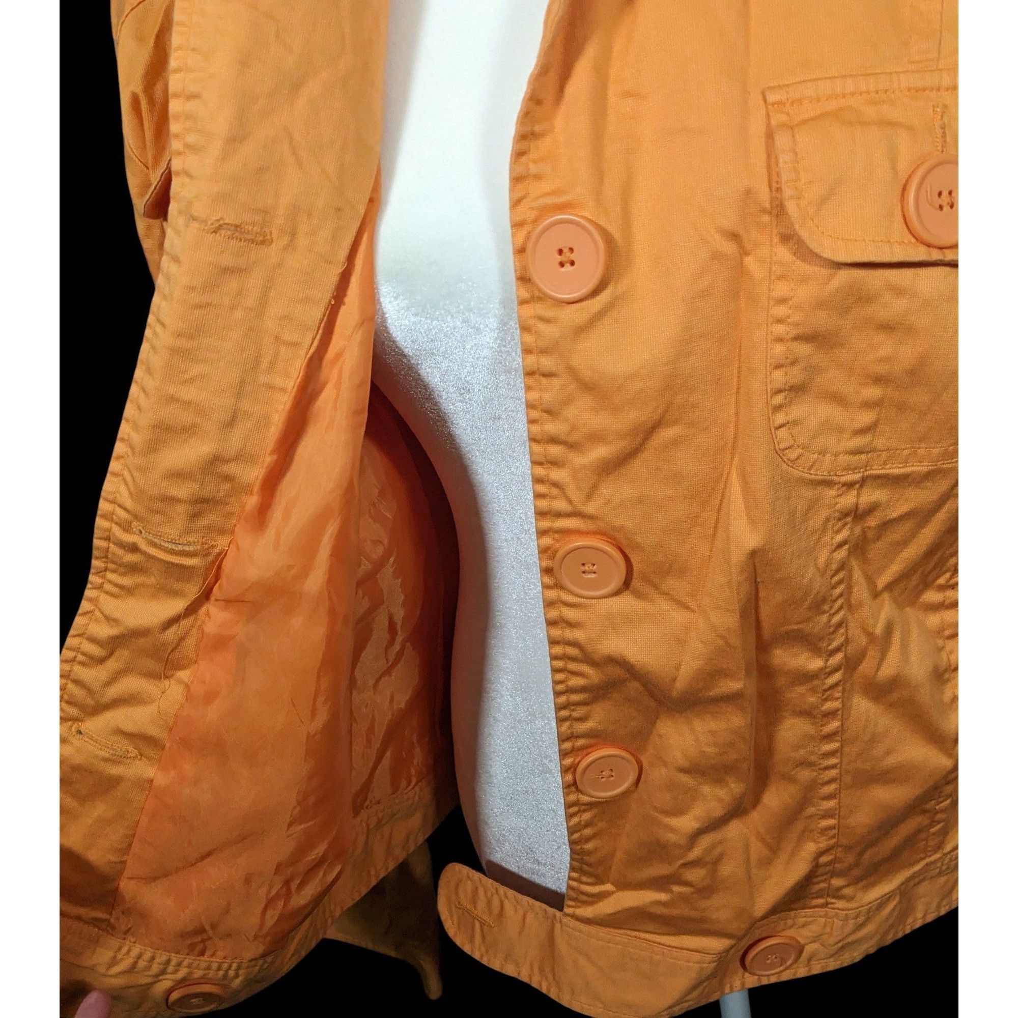 Other Vintage 90s Metrostyle Orang Button Down Jacket Size XXL / US 16-18 / IT 52-54 - 4 Thumbnail
