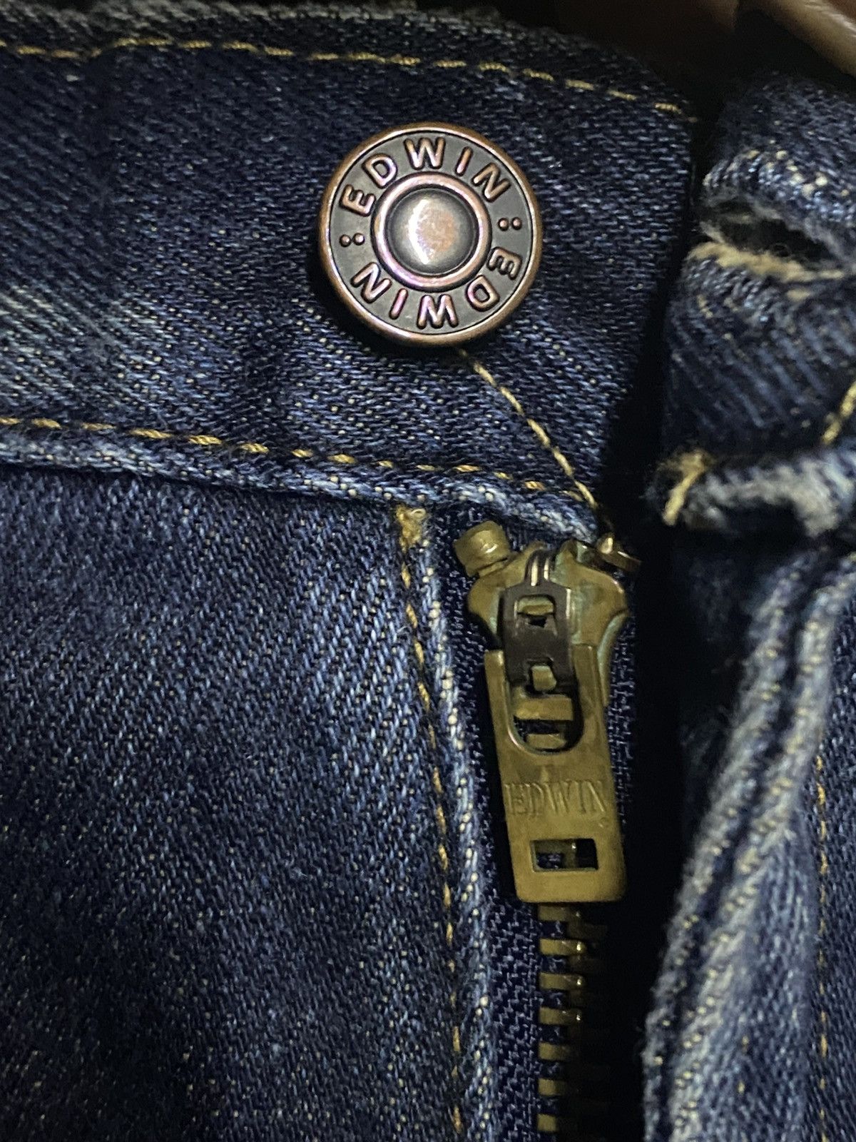 Edwin Vintage Japanese Brand Edwin 502 Mud Wash Distressed Jeans Size US 36 / EU 52 - 8 Thumbnail