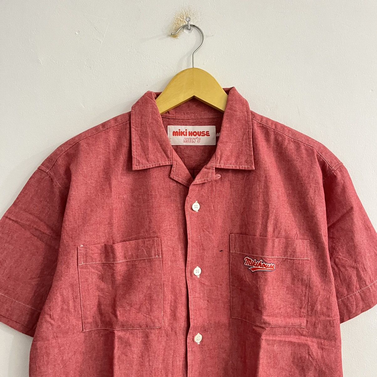 Japanese Brand Miki House Campcollar Shirt Size US M / EU 48-50 / 2 - 2 Thumbnail