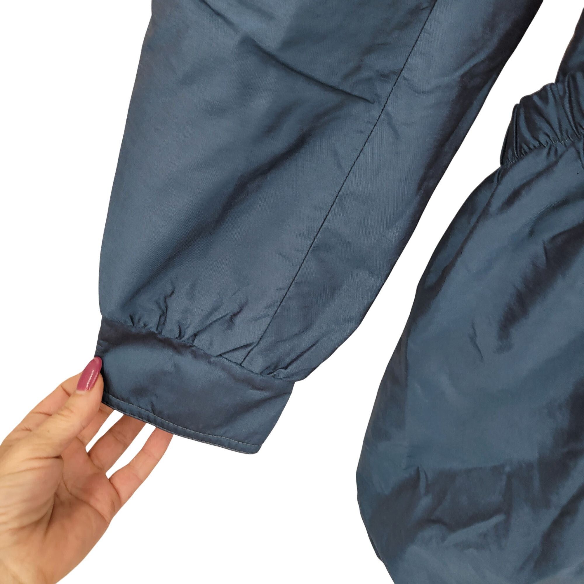 Other Dennis Teal Blue Belted A-line Balloon Hem Jacket Sz M Light Size M / US 6-8 / IT 42-44 - 8 Thumbnail