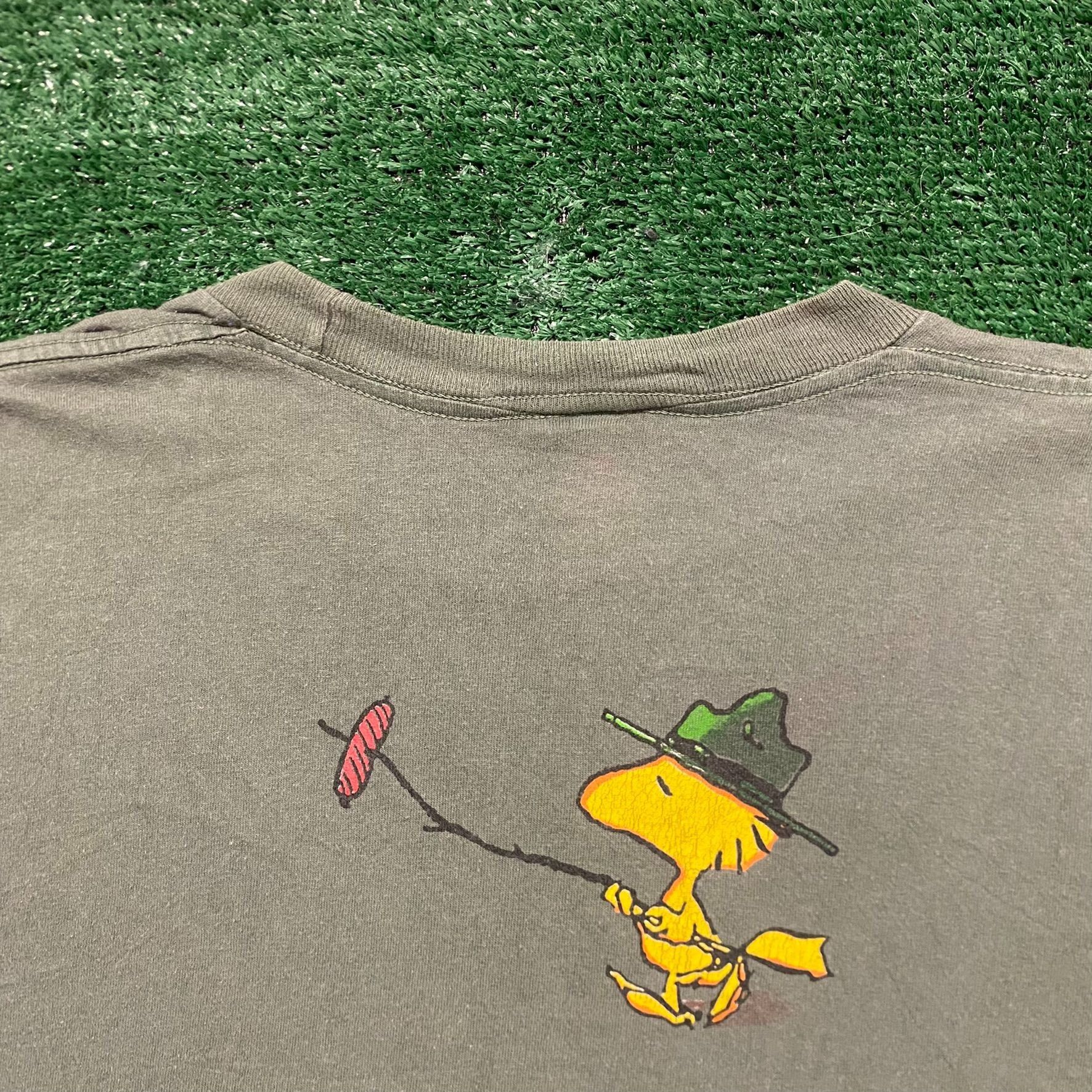 Peanuts Crazy Vintage 90s Woodstock Comic Single Stitch T-Shirt Size US XL / EU 56 / 4 - 7 Thumbnail