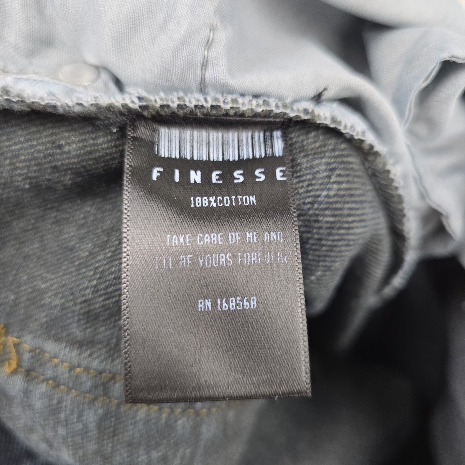 Other Finesse Jeans Women's XS (Fits 28x33) Denim Baggy Y2K Size 28" / US 6 / IT 42 - 5 Thumbnail