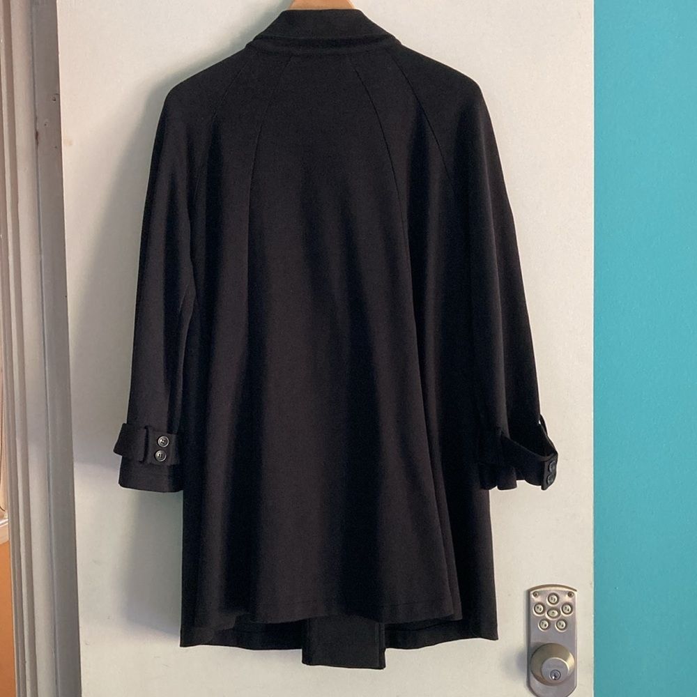 Rachel Comey Comfy USA Size XS Black Cotton Long Jacket Button Front Size S / US 4 / IT 40 - 6 Thumbnail