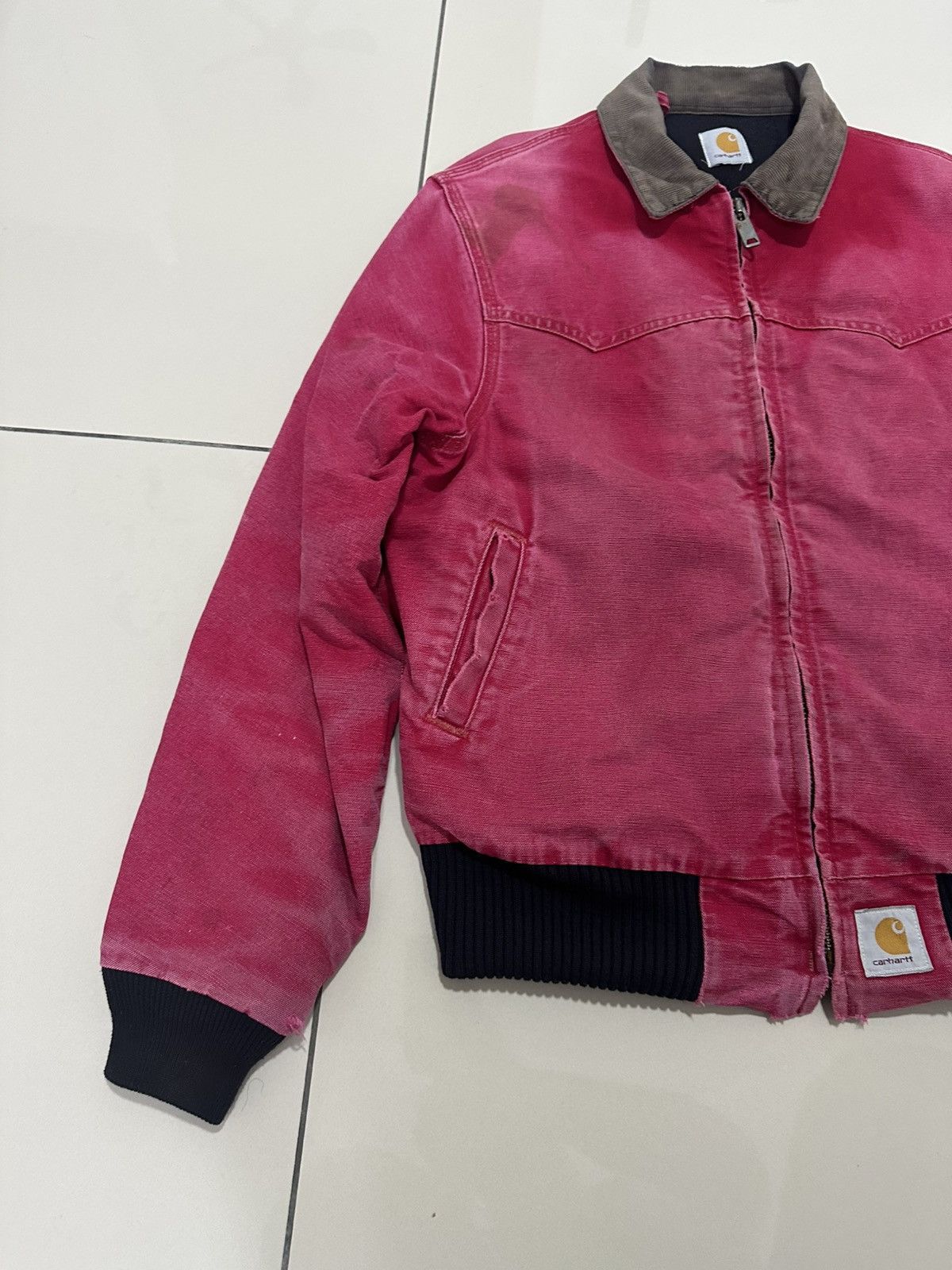 Carhartt Rare Carhartt Detroit Jacket Corduroy Collar Zipper workwear Size US L / EU 52-54 / 3 - 5 Thumbnail
