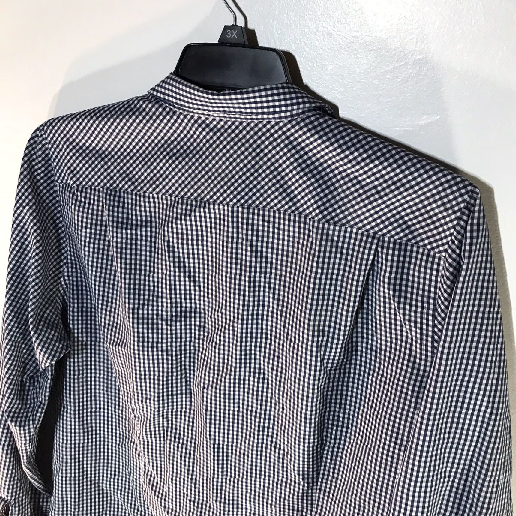 Vintage Oobe Button-Up Shirt Mens XL Blue/White Check Casual Travel Workwear Vietnam Size US XL / EU 56 / 4 - 5 Thumbnail