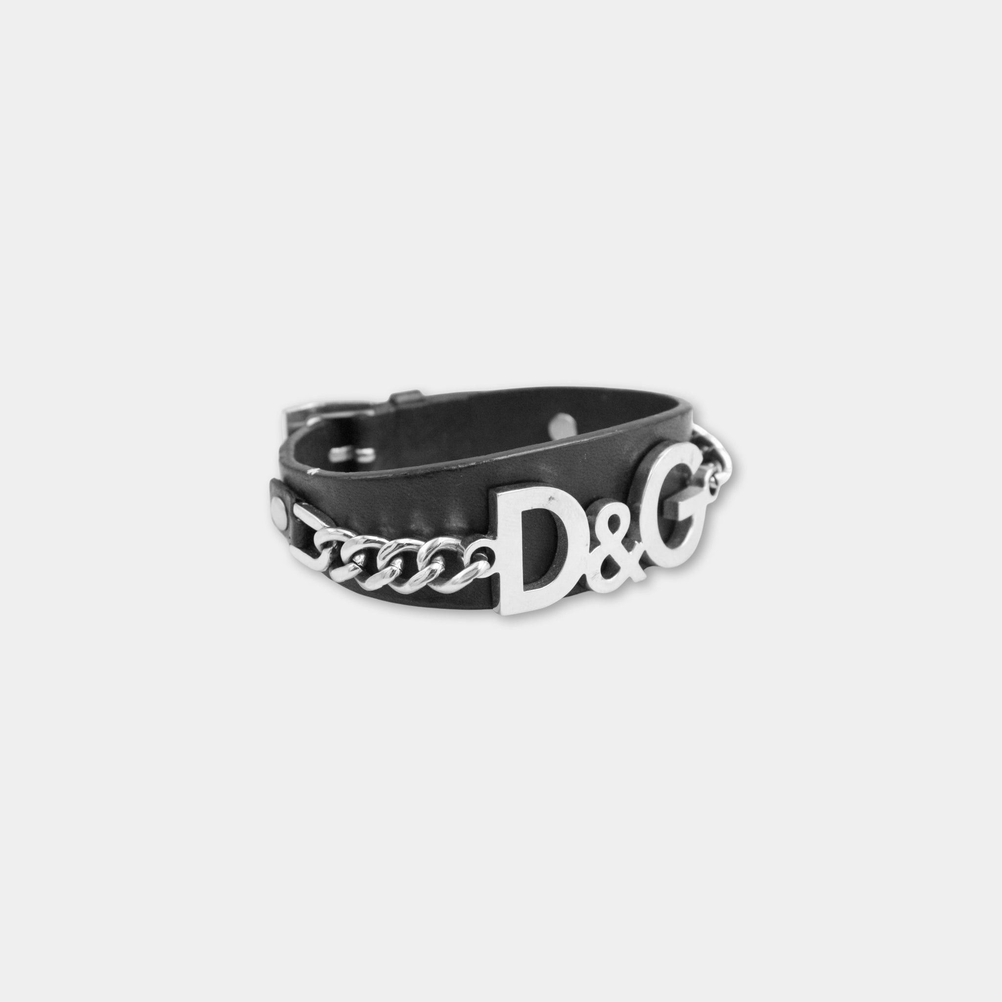Dolce & Gabbana Dolce & Gabbana Leather Strap Bracelet Size ONE SIZE - 2 Thumbnail