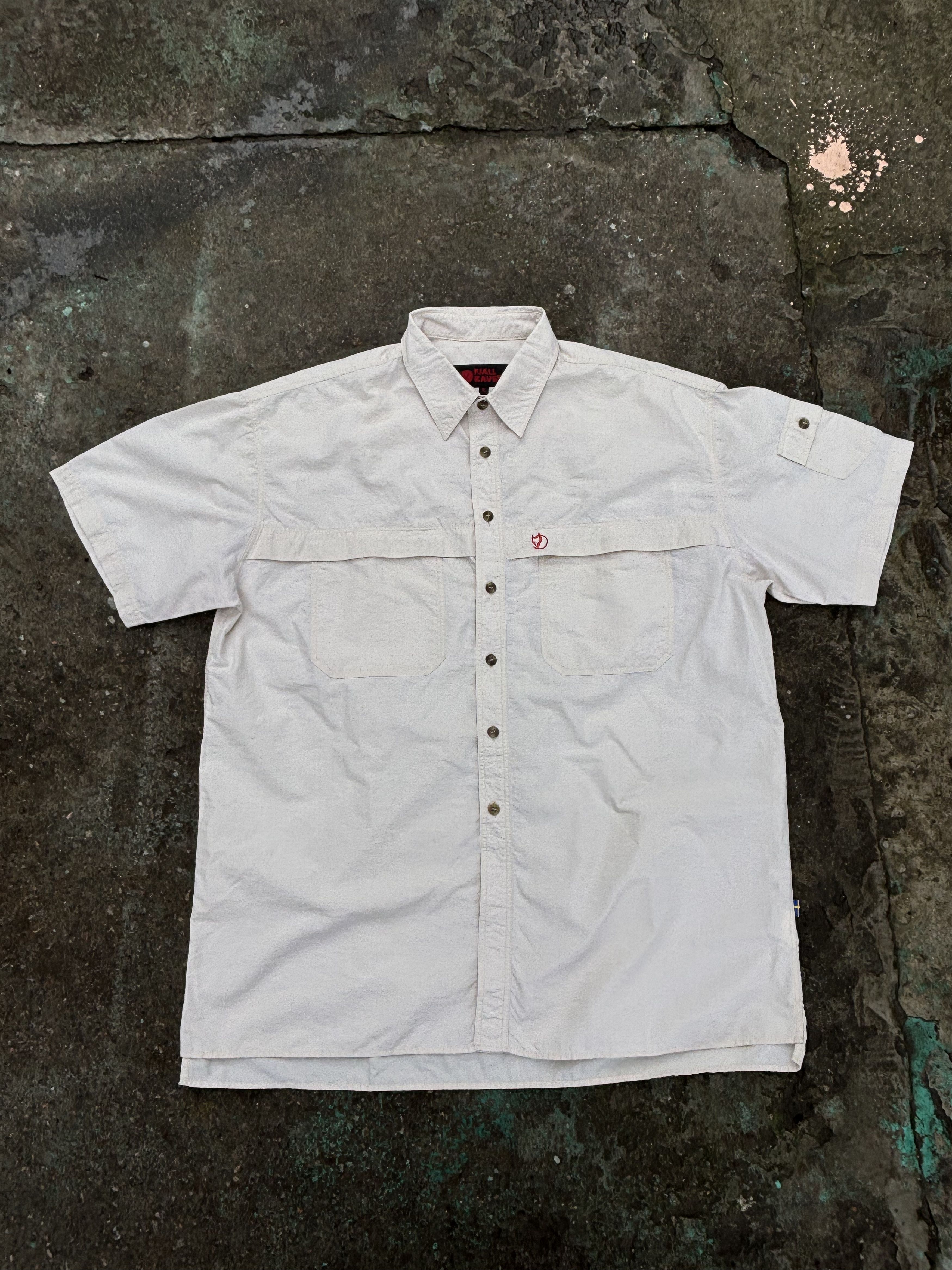Fjallraven Vintage Fjallraven Cargo Shortsleeve Button Shirt Size US XL / EU 56 / 4 - 2 Thumbnail