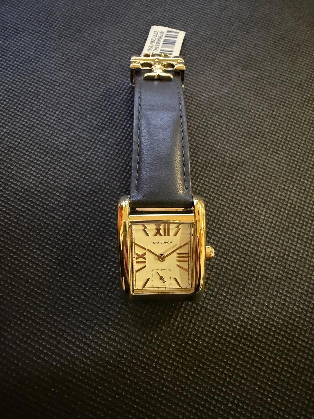Other Tory Burch Eleanor Womens Gold Watch, White DialDoubleTClasp Size ONE SIZE - 5 Thumbnail