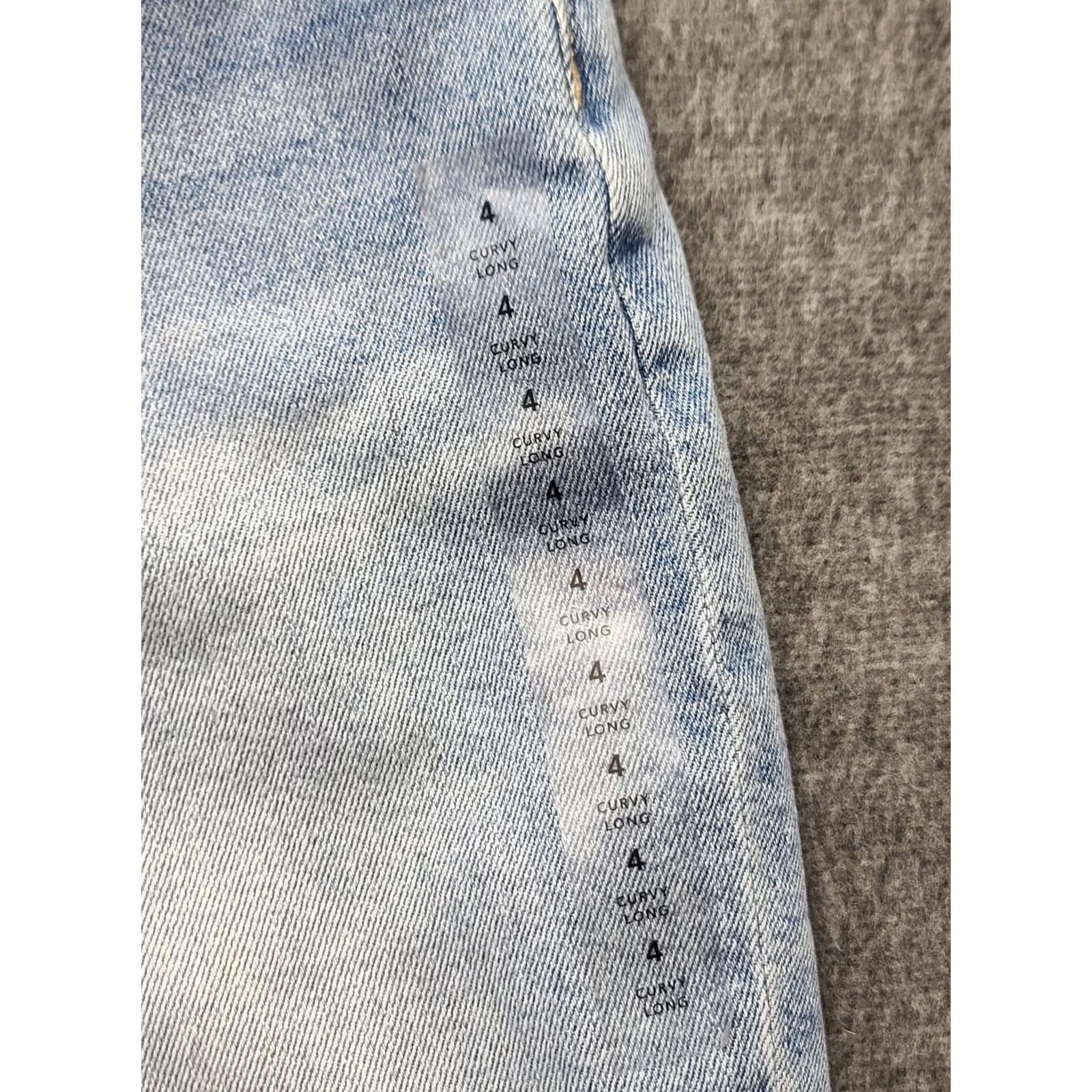 American Eagle Outfitters VINTAGE American Eagle Outfitters Jeans Womens 4 Long Curvy Mom High Rise Distressed 90s Grunge Black Denim 5-Pocket Mens Womens Girls Boys Size 27" / US 4 / IT 40 - 4 Thumbnail