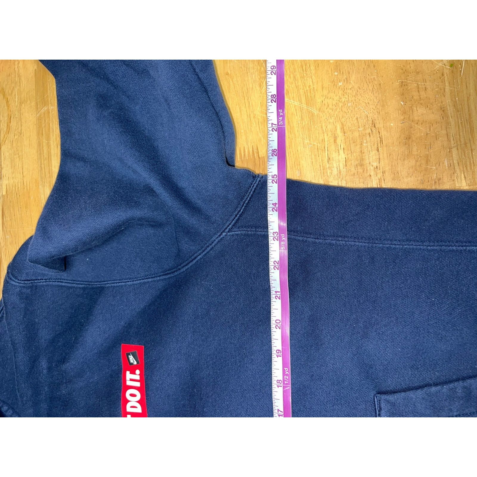 Vintage Nike Just Do It Hoodie Full Zip Sweatshirt Swoosh Logo Large Size US L / EU 52-54 / 3 - 10 Thumbnail