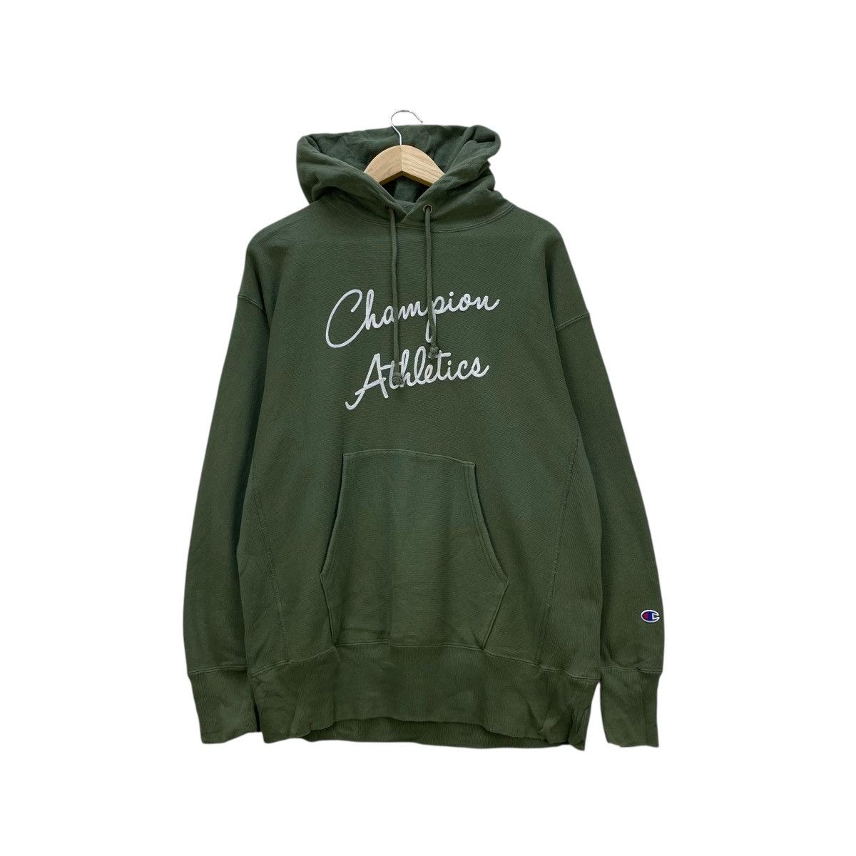 Champion 💥Vintage Champion Reverse Weave Hooded Sweatshirt Size US M / EU 48-50 / 2 - 1 Thumbnail