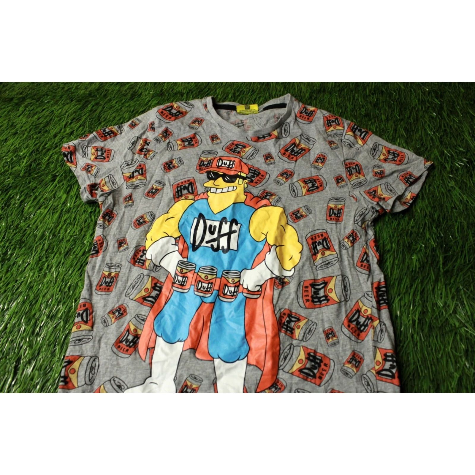 Fruit Of The Loom The Simpsons Duffman Bear 2018 Shirt Duffman Men Small S Gray Shirt Size US S / EU 44-46 / 1 - 2 Thumbnail