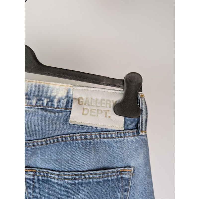 Gallery Dept. o1rshd1 Paneled Denim Shorts in Indigo Blue / Off White Size US 32 / EU 48 - 16 Thumbnail
