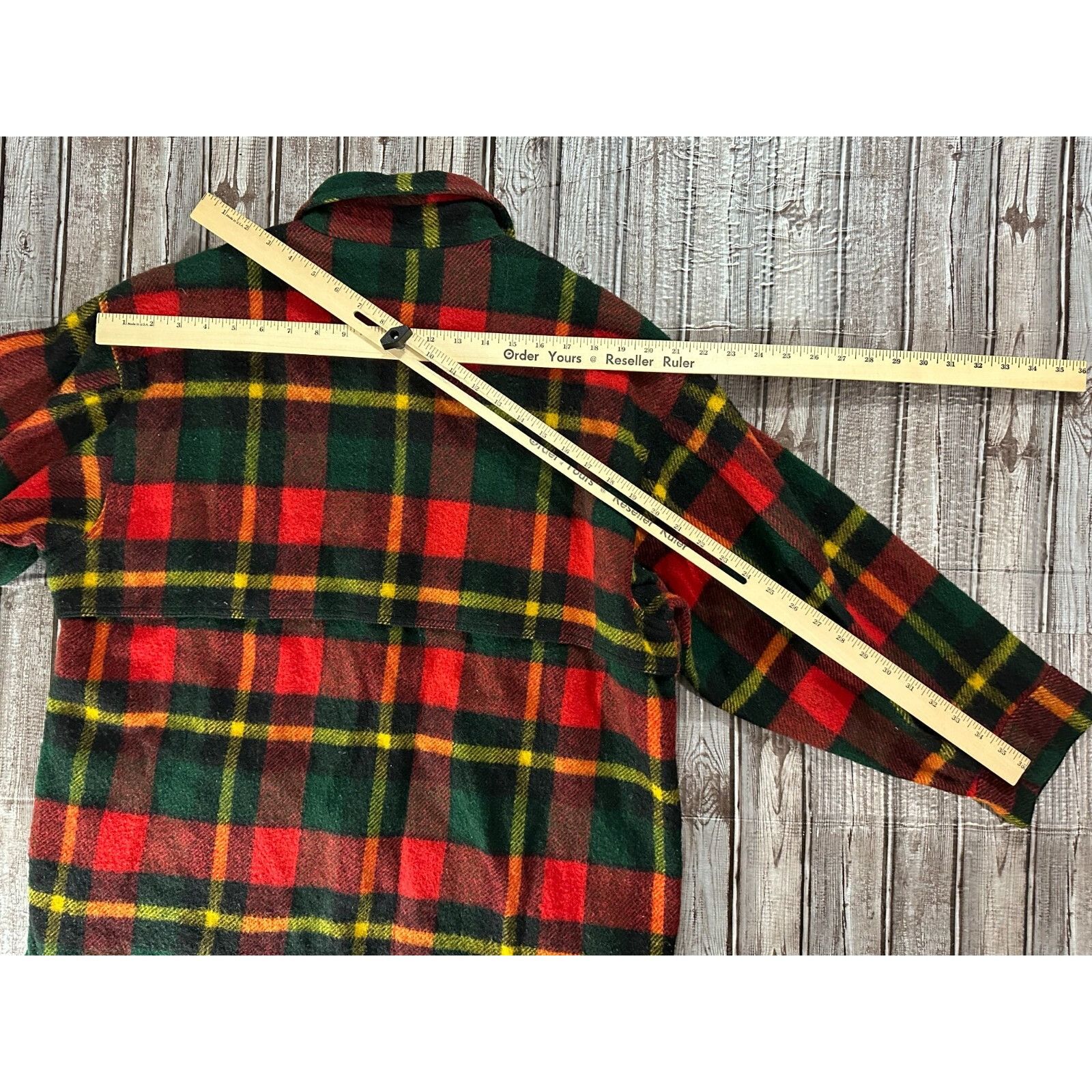 Johnson Woolen Mills Johnson Woolen Mills Shirt Jacket Wool Plaid Full Zip Up Siz Size US XXL / EU 58 / 5 - 7 Thumbnail