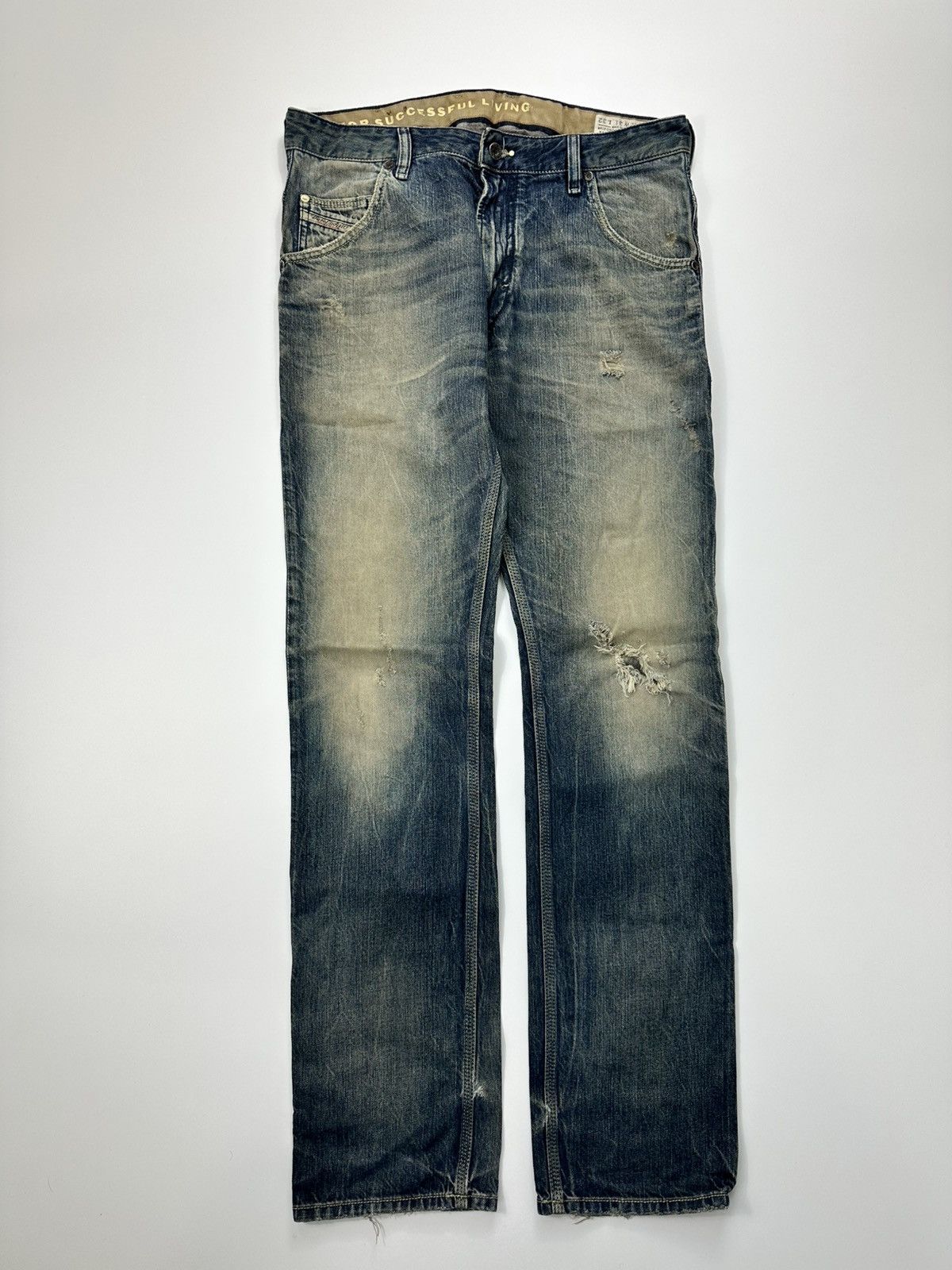 Diesel Diesel&CO Dry Faded Jeans Denim Men's Vintage Size US 33 - 1 Thumbnail