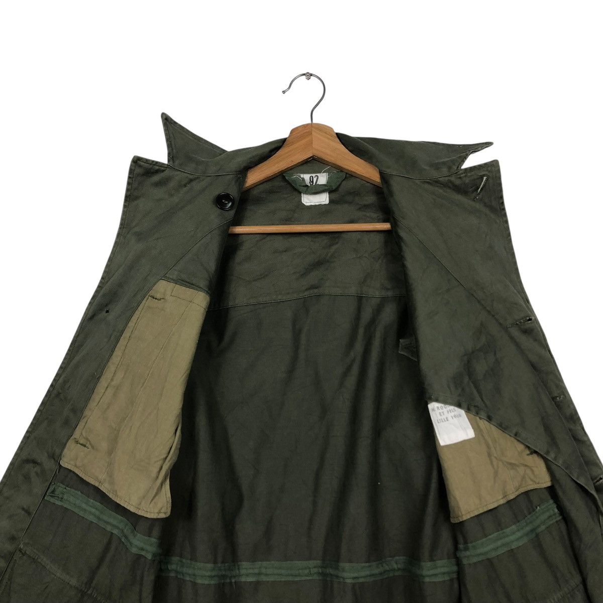 Vintage 🔥VINTAGE CHORE MILITARY JACKET C 92 H. ROQUETTE US NAVY Size US M / EU 48-50 / 2 - 16 Thumbnail
