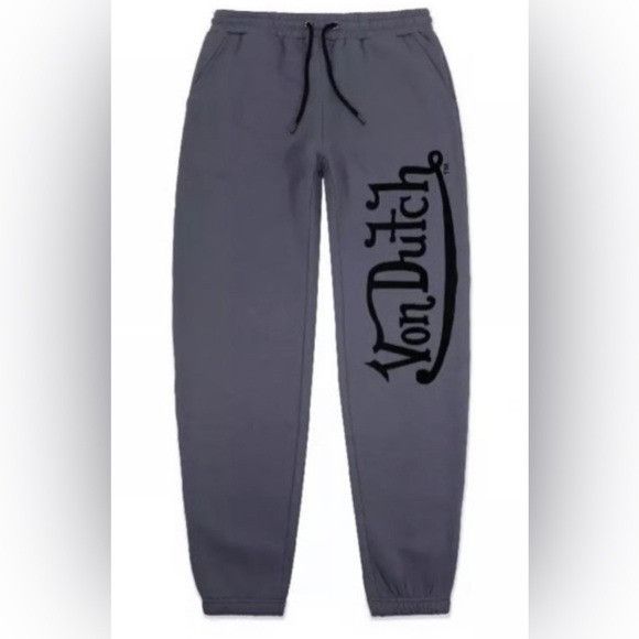 Von Dutch NWT VON DUTCH BLUE/GRAY SWEATPANTS SZ LARGE L Size US 32 / EU 48 - 1 Thumbnail