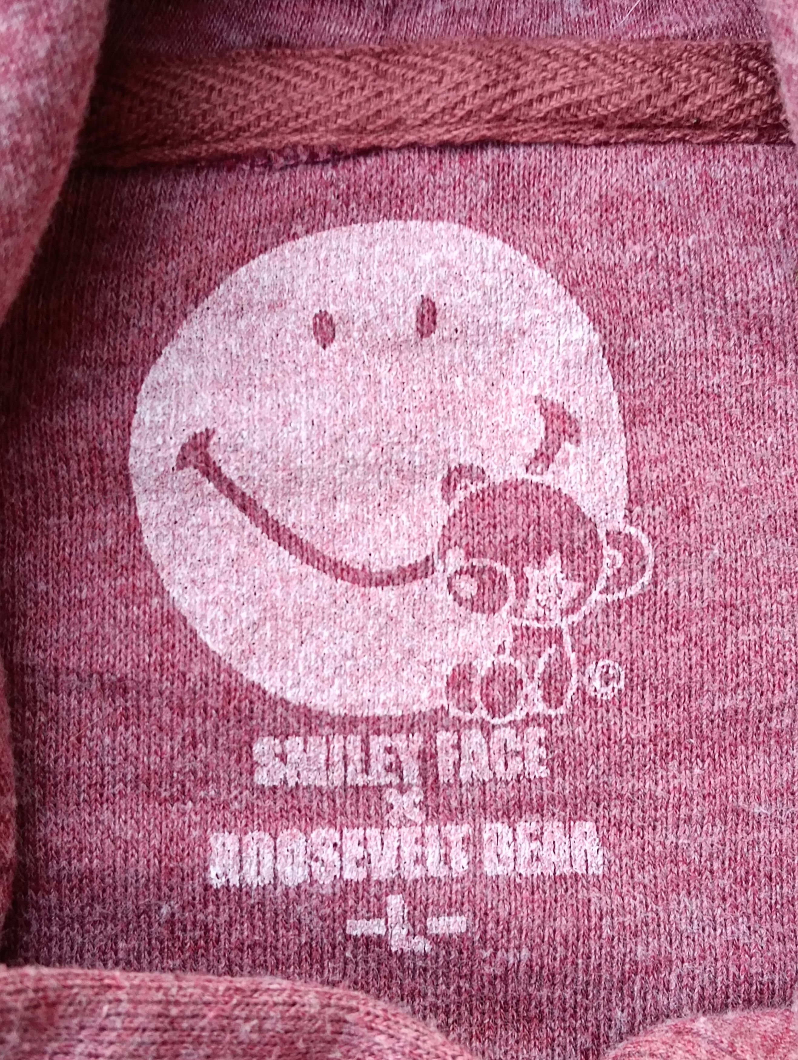 Japanese Brand Roosevelt Bear x Smiley Face Hoodie– for kids. Size US XXS / EU 40 - 4 Thumbnail