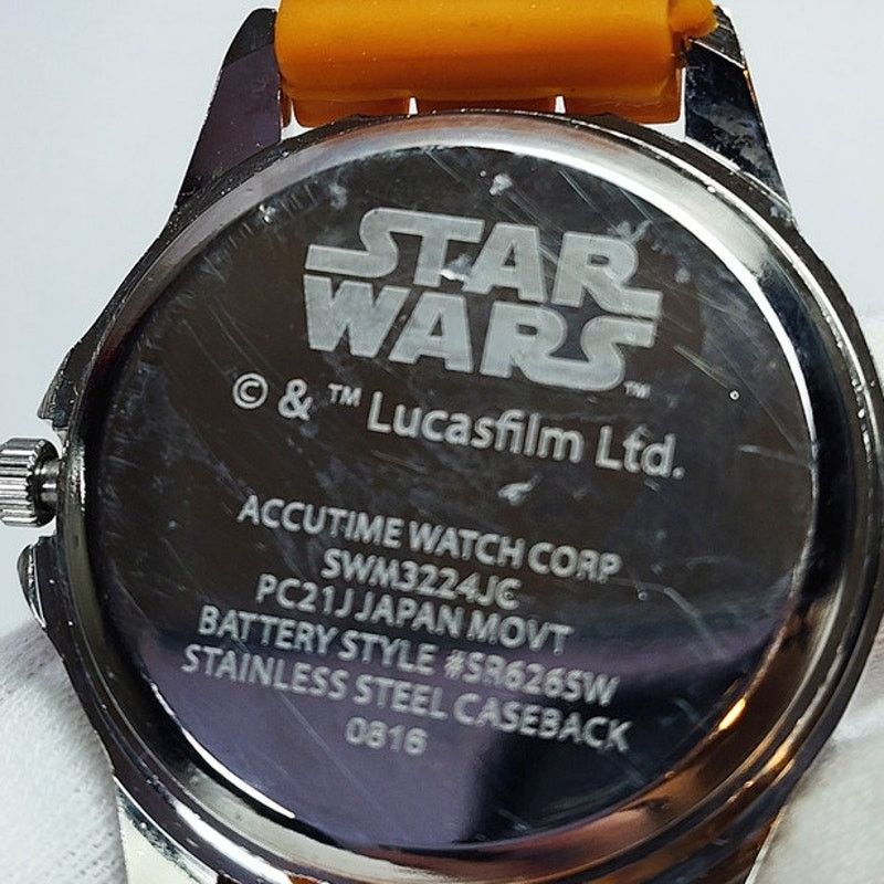 Star Wars Disney Star Wars BB-8 Learning Watch Orange Labeled Hands Size ONE SIZE - 3 Thumbnail