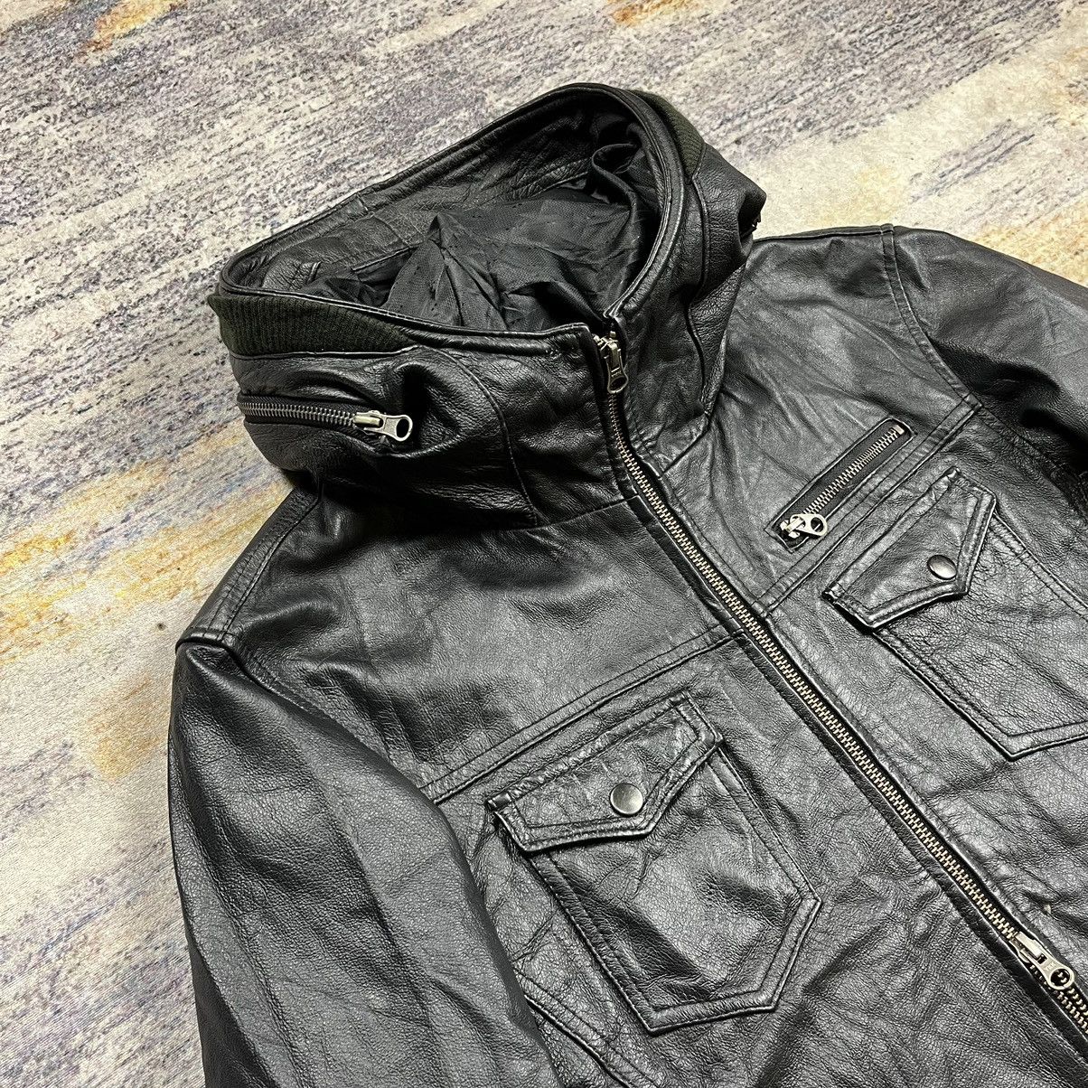 If Six Was Nine Vintage Evolution japanese brand gimmick bono leather jacket Size US L / EU 52-54 / 3 - 6 Thumbnail