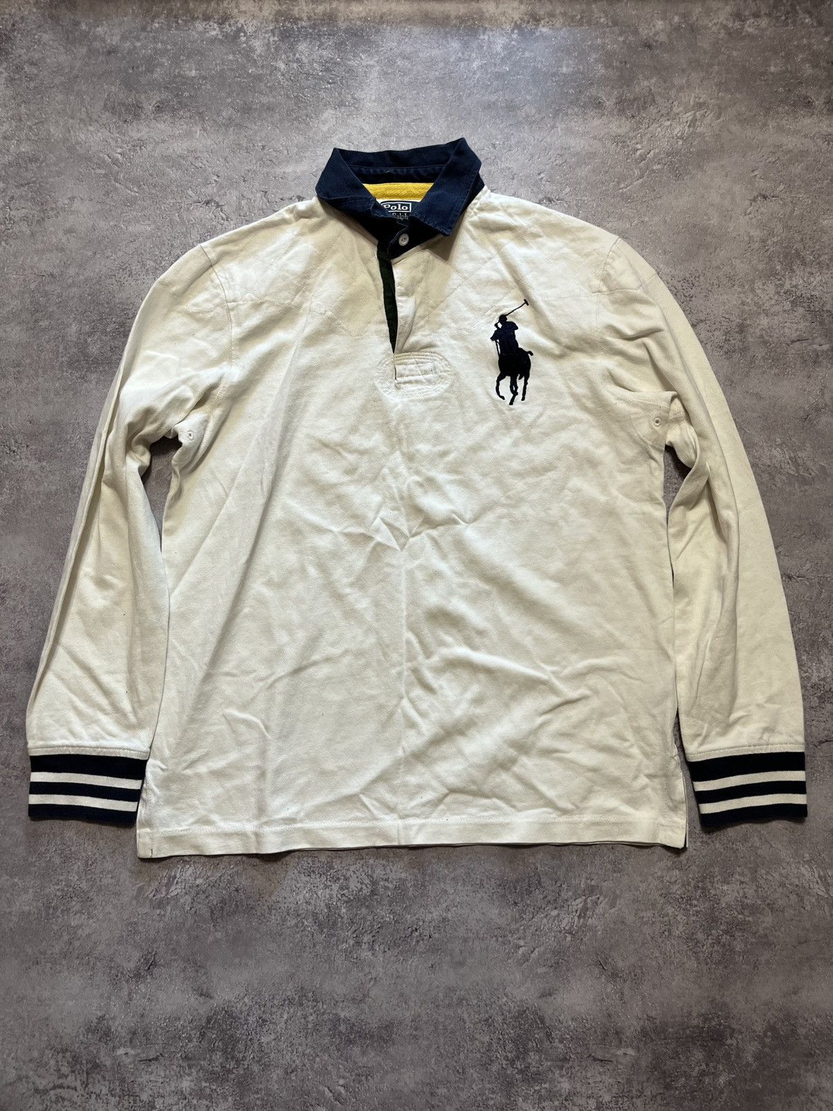 Rugby Ralph Lauren Vintage #6 Polo Ralph Lauren rugby long sleeve Size US M / EU 48-50 / 2 - 1 Thumbnail