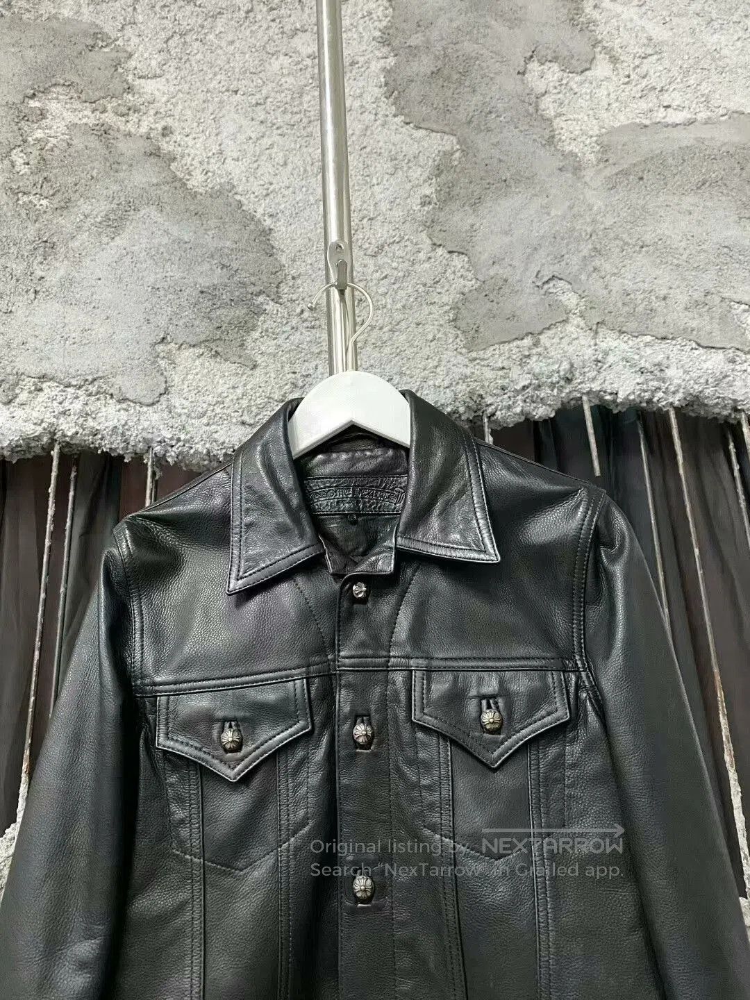 Chrome Hearts chrome hearts black leather jacket. Size US S / EU 44-46 / 1 - 3 Thumbnail