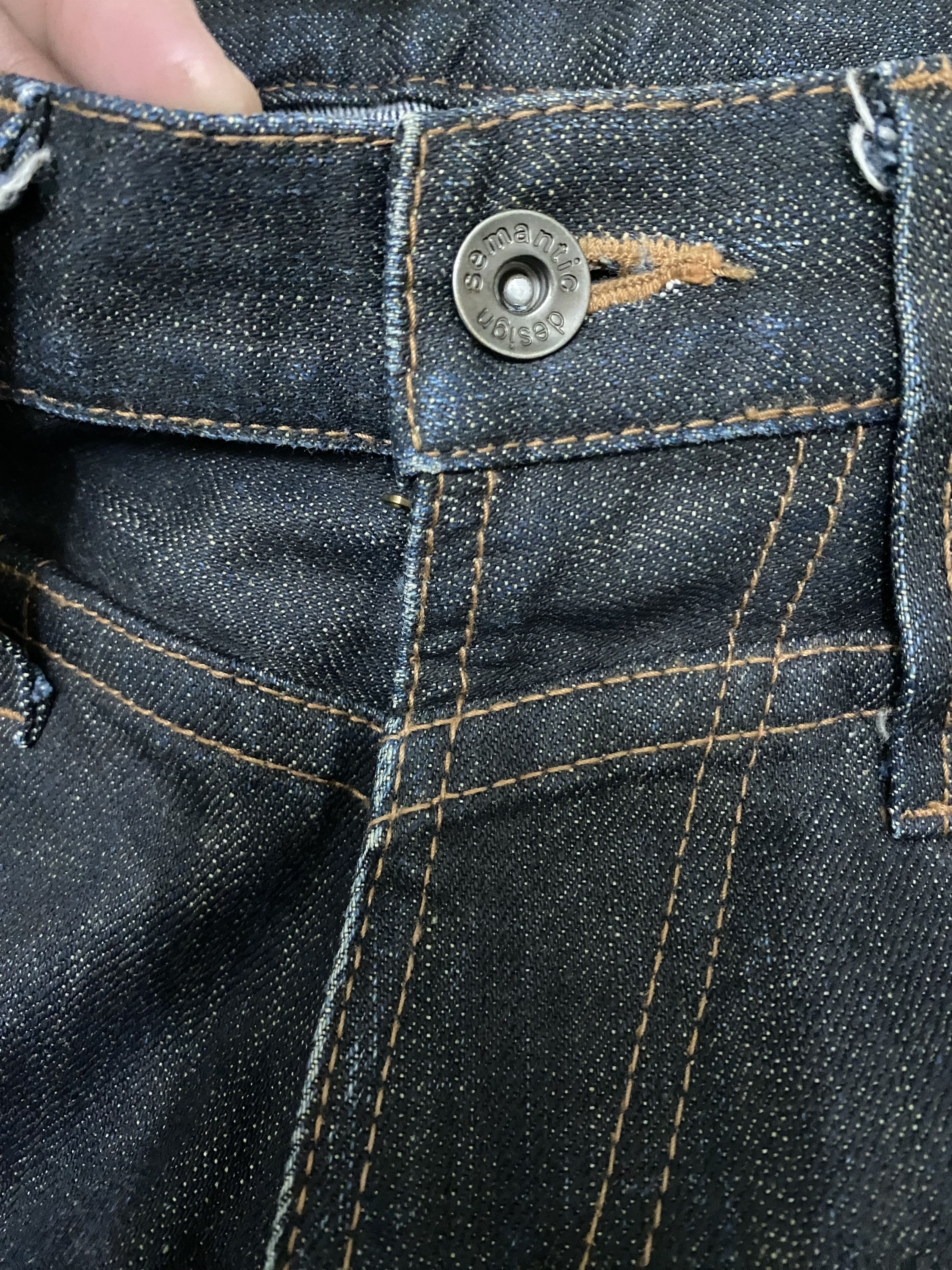 semanticdesign Japanese Semantic Designe Wax Denim Size US 33 - 6 Thumbnail