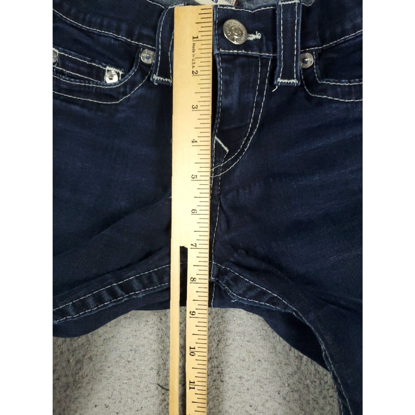 True Religion True Religion Womens Jeans 28x29 Extra Large Denim Pants Ladies Size 28" / US 6 / IT 42 - 3 Thumbnail