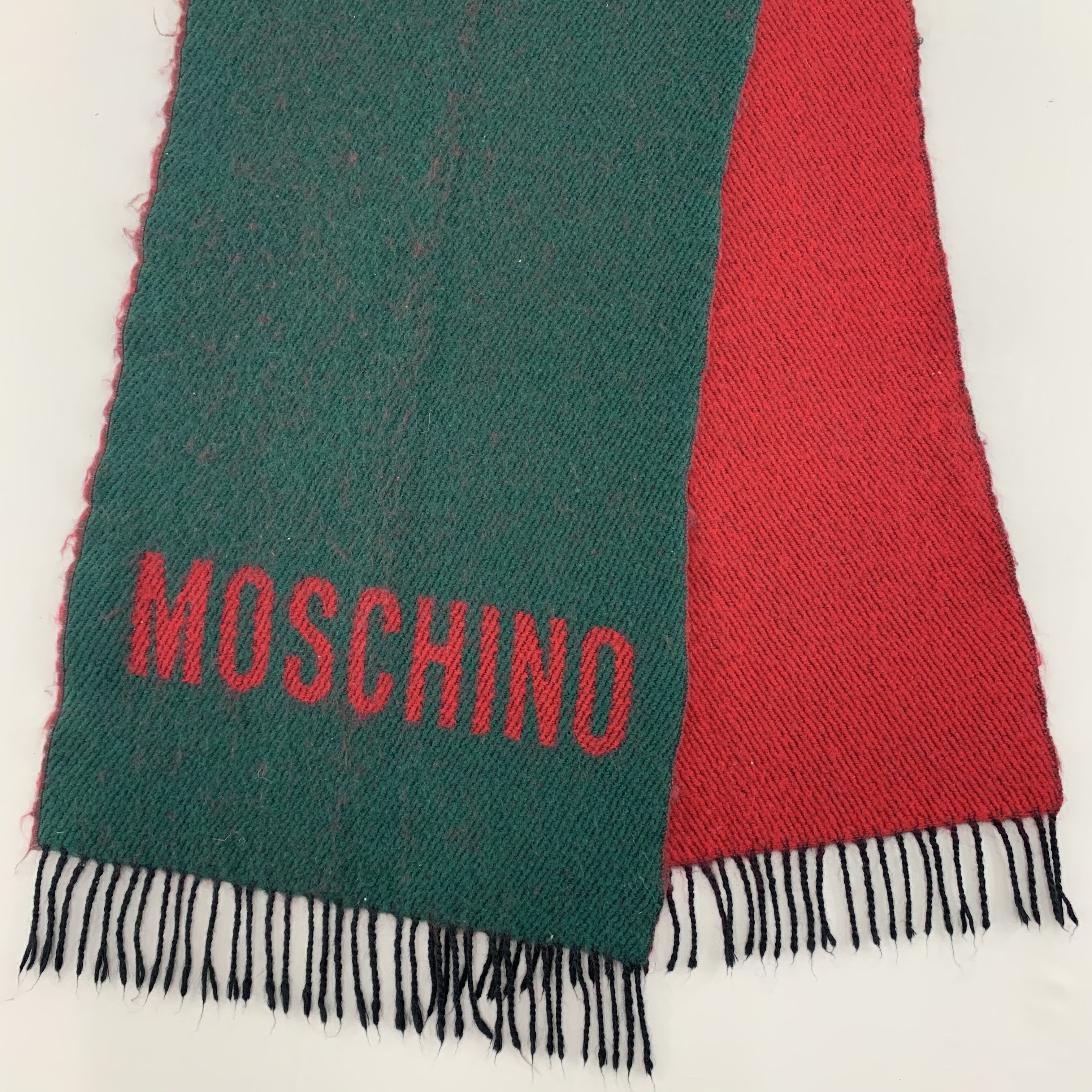 Moschino Moschino Scarf Wool Muffler Neck Wrap BL4382 Size ONE SIZE - 2 Thumbnail