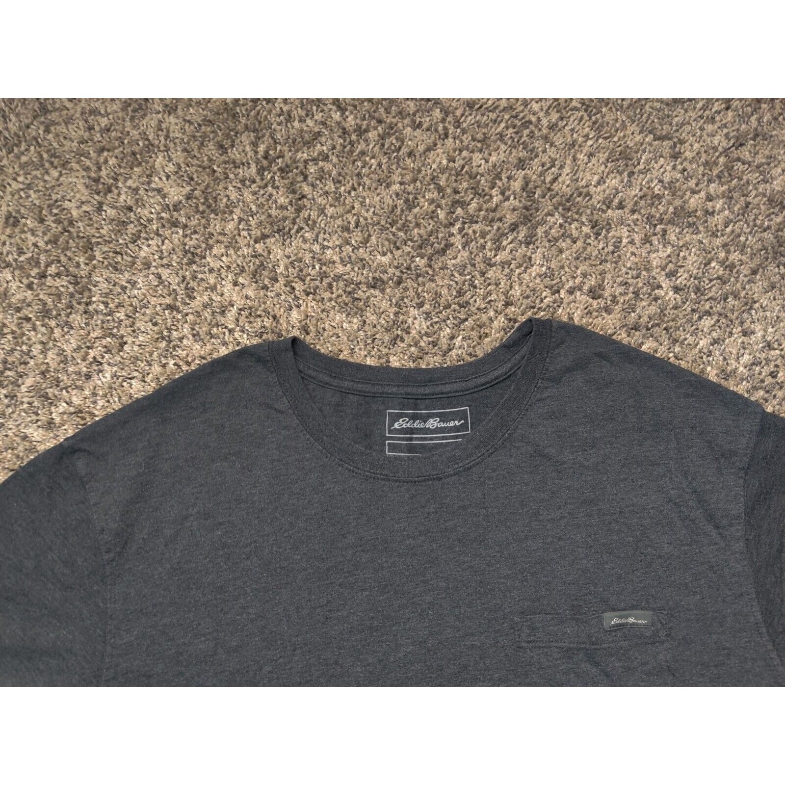Eddie Bauer Eddie Bauer Shirt Adult Mens XL Solid Dark Gray Torso Pocket Size US XL / EU 56 / 4 - 2 Thumbnail