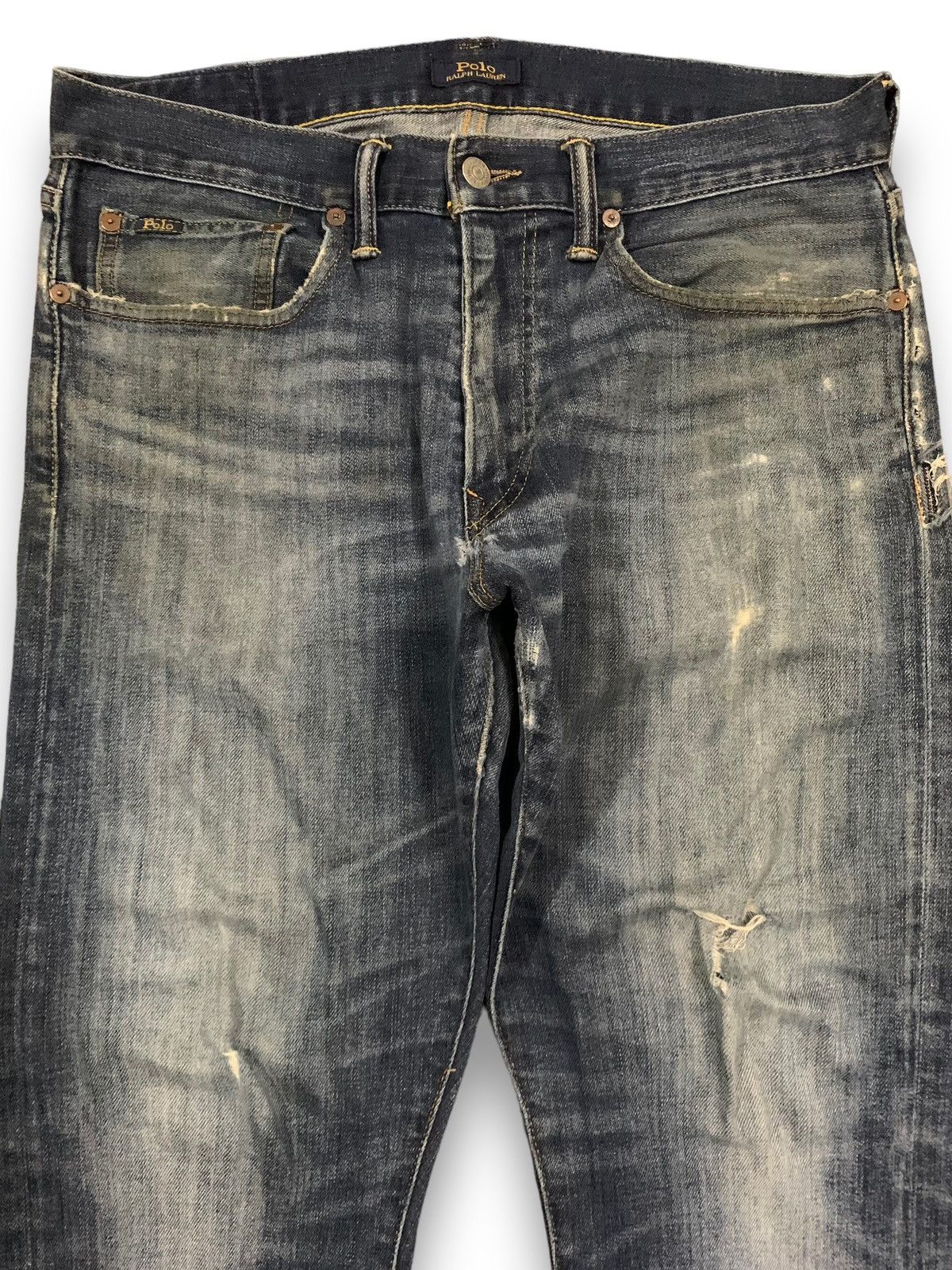 Ralph Lauren Vintage Polo Ralph Lauren The Sullivan Slim Straight Jeans Size US 33 - 3 Thumbnail