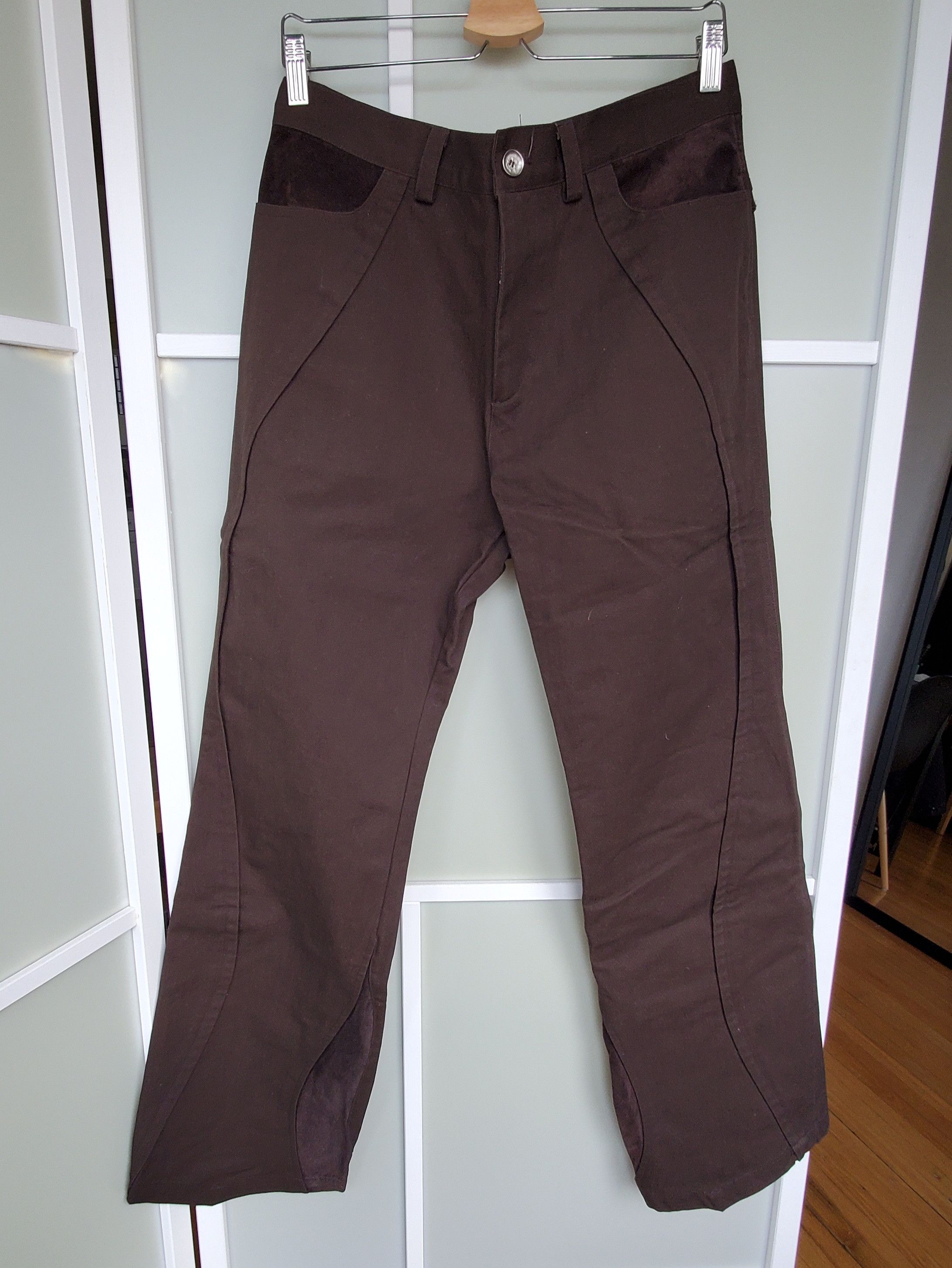 XLIM Brown EP.2 02 suede trousers | Grailed