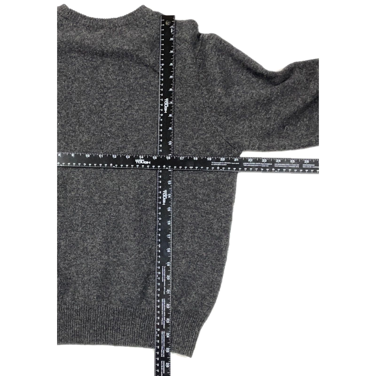 Geoffrey Beene Geoffrey Beene Sweater Adult Large Gray Argyle Diamond Pullover Knit Wool Lightweight Crew Neck Long Sleeve Dad Style Retro 80s 90s Size US L / EU 52-54 / 3 - 5 Thumbnail