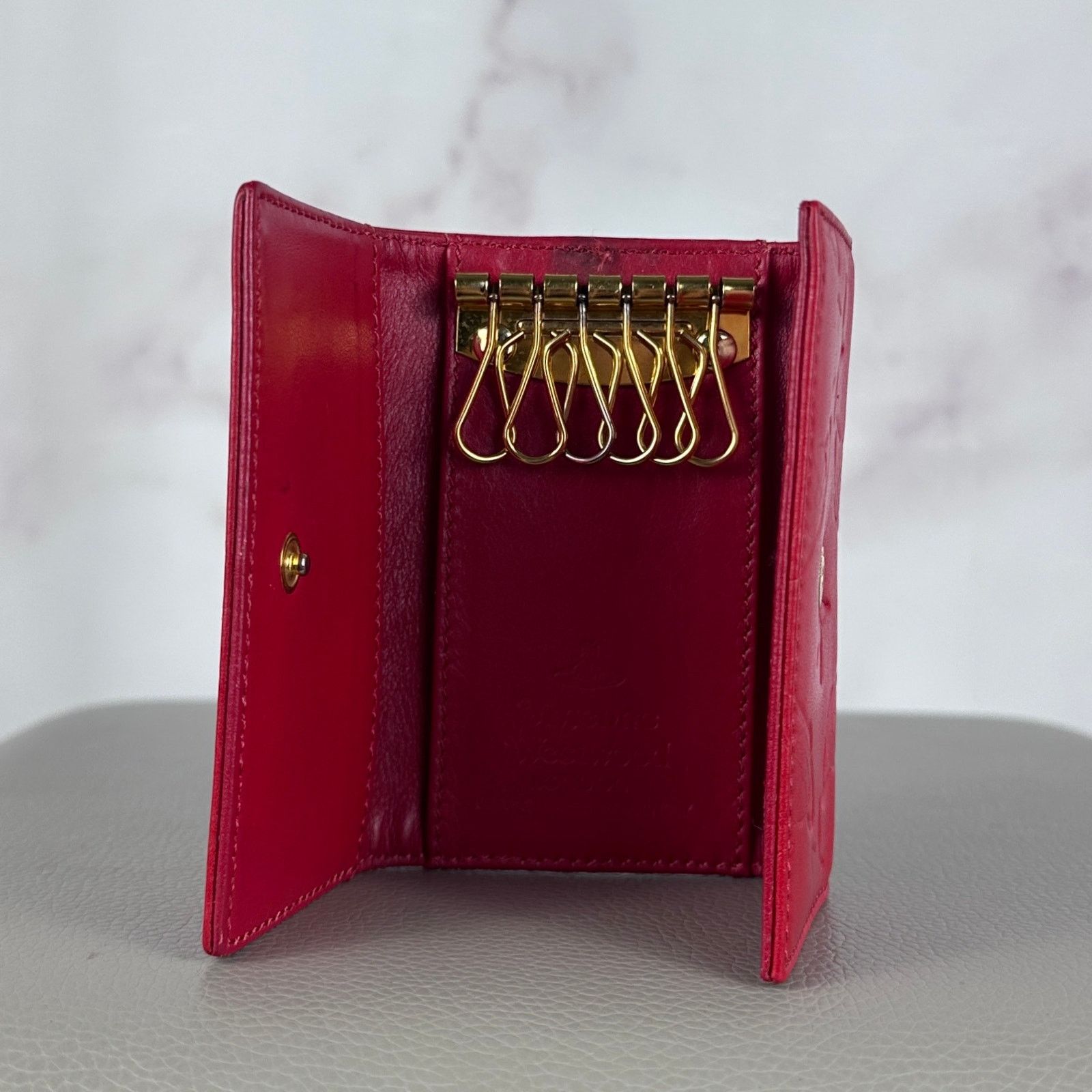 Vivienne Westwood Red Orb Embossed Keyholder Size ONE SIZE - 4 Thumbnail