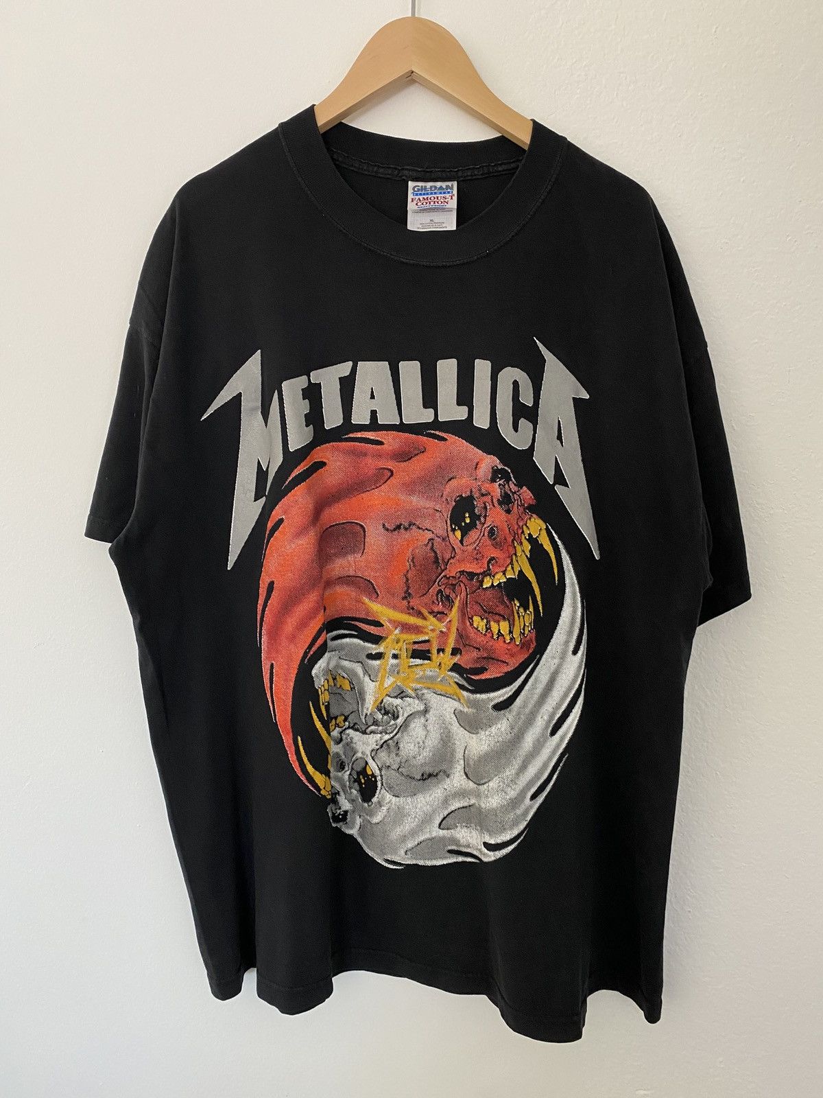image of Band Tees x Metallica Vintage 2000 Metallica Summer Sanitarium Tour Shirt in Black, Men's (Size XL)