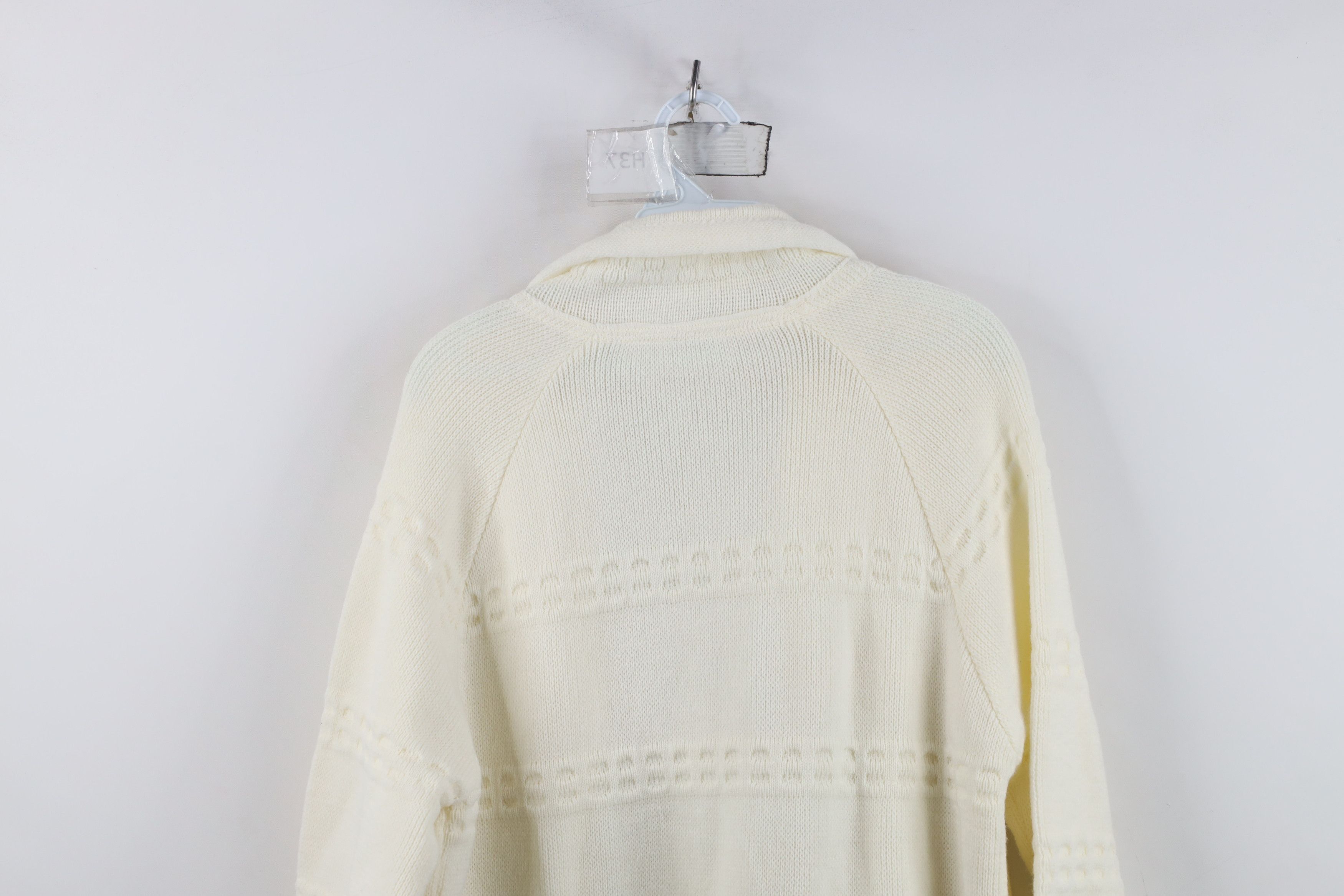 Vintage Vintage 60s 70s Streetwear Knit Open Front Cardigan Sweater Size M / US 6-8 / IT 42-44 - 10 Thumbnail