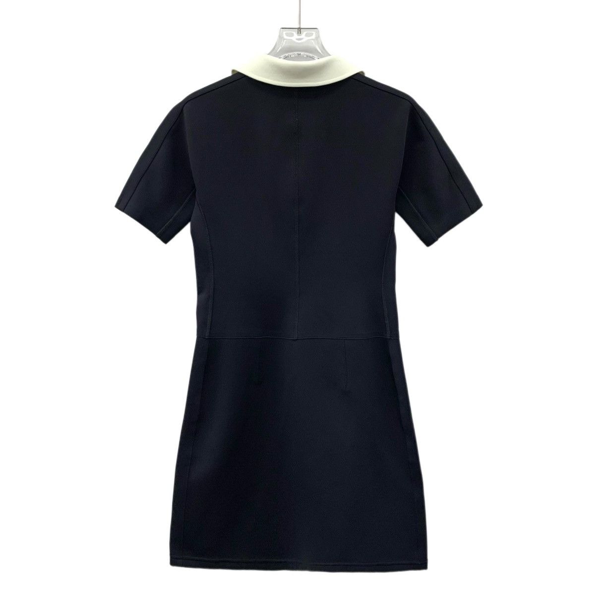 Louis Vuitton Louis Vuitton 24 Black Babydoll Neck Semi-Zip-Up Dress Size XS / US 0-2 / IT 36-38 - 2 Thumbnail