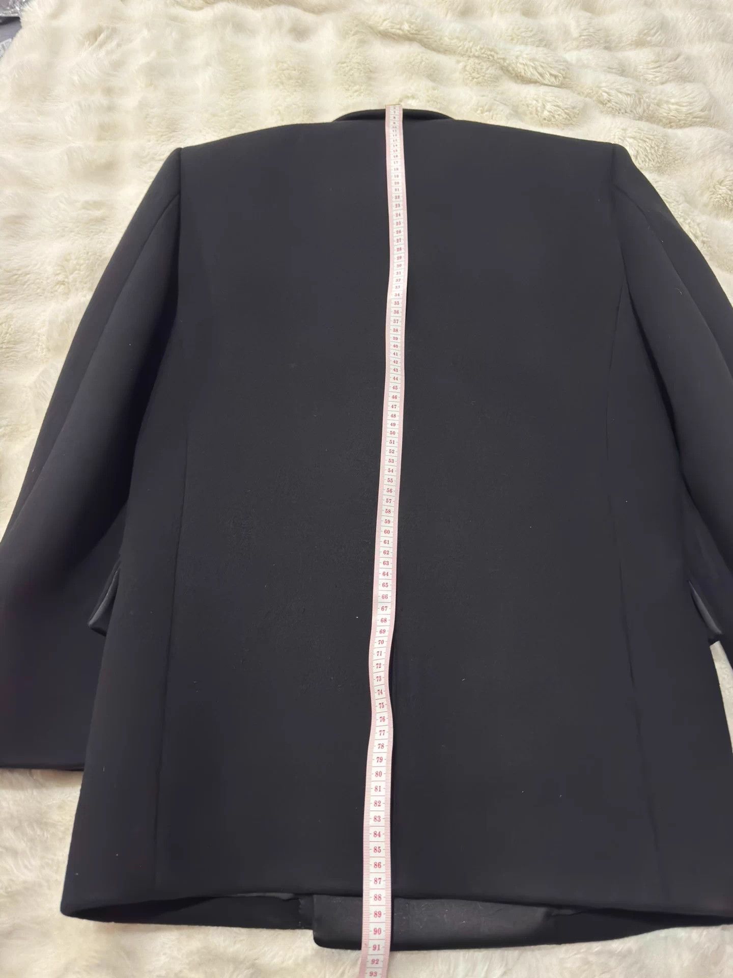 Saint Laurent Paris SLP Smoking DB Wide Shoulder Wool Runway Coat 46 Size XL / US 12-14 / IT 48-50 - 7 Thumbnail