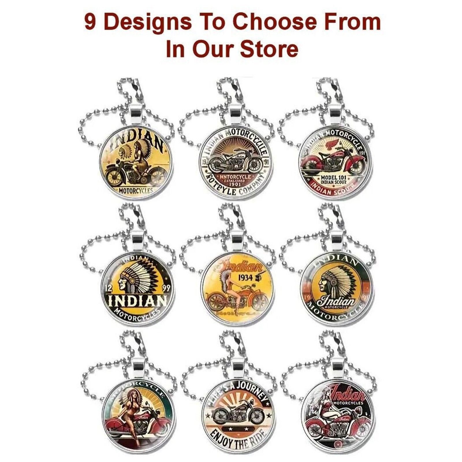 Other Indian Motorcycle Keychain Keyring Watch Fob Size ONE SIZE - 5 Thumbnail