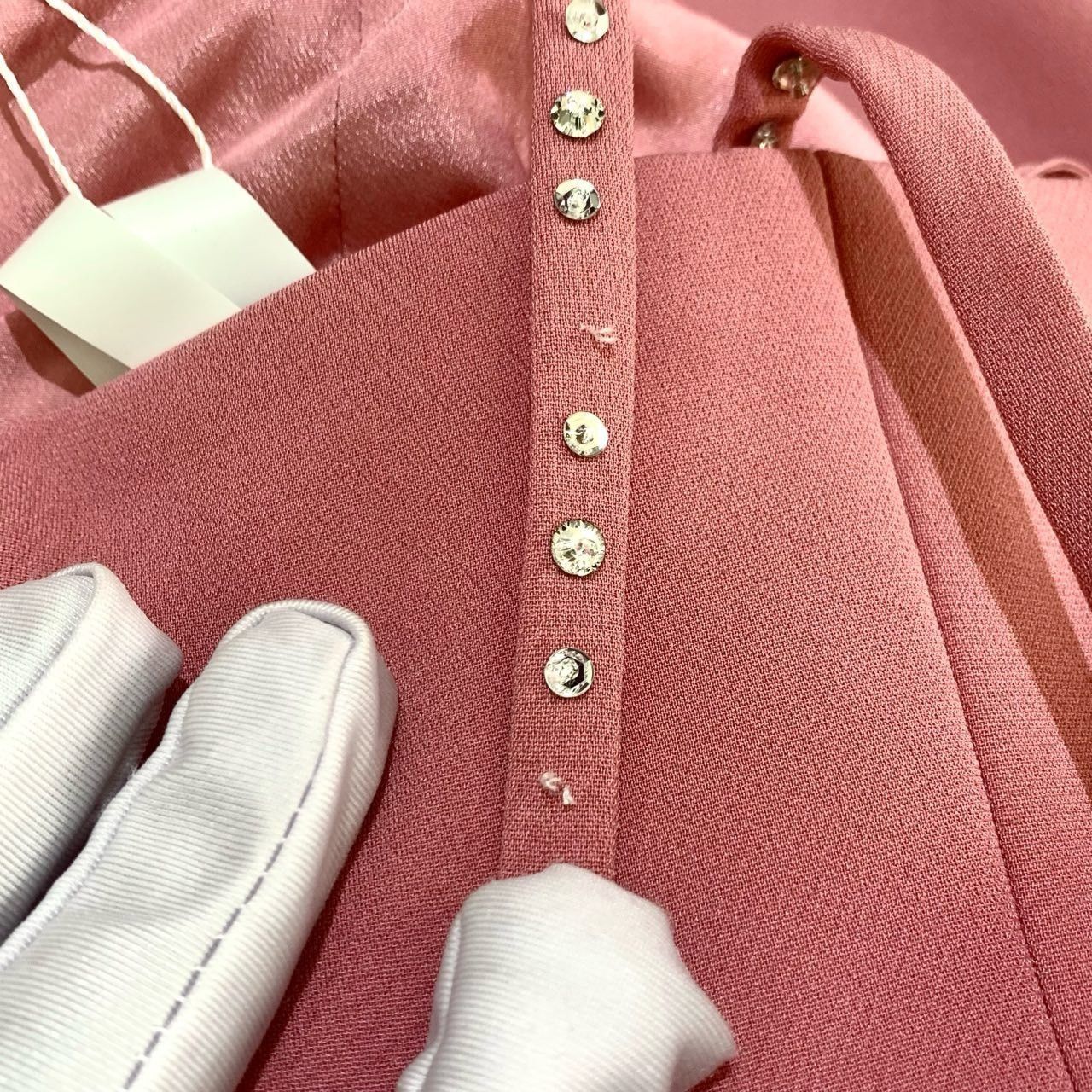 Miu Miu Miu Miu Pink Slim-Fit Bow Strap Dress Size 38 Made In Italy Size XS / US 0-2 / IT 36-38 - 3 Thumbnail