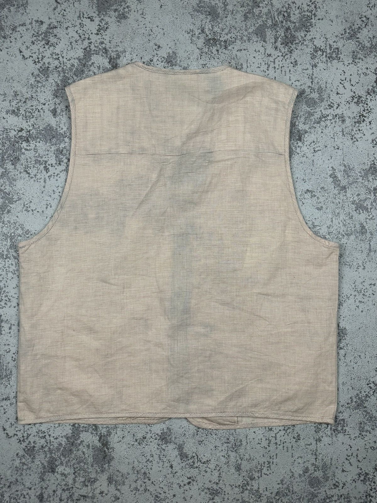 Japanese Brand Nicole St. Gilles Paris Tactical Utility Vest Beige Japan Size US L / EU 52-54 / 3 - 10 Thumbnail